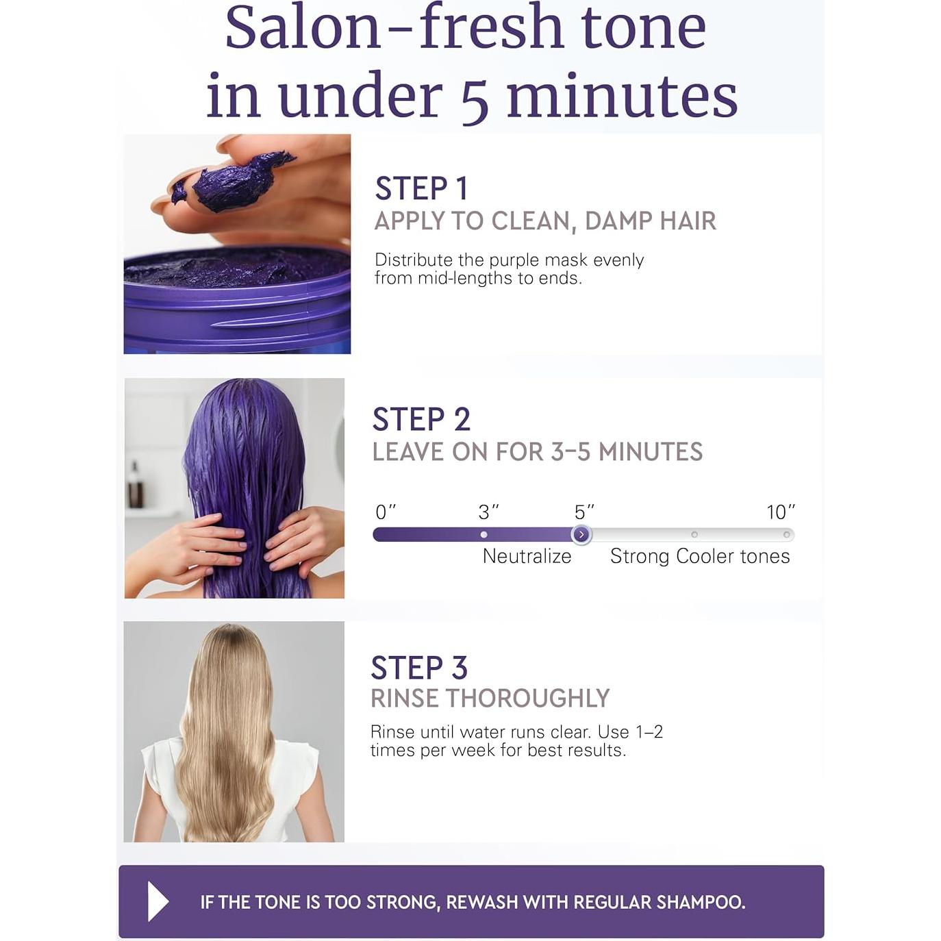 Mascarilla Morada LA PUISSANCE para Cabello Rubio 249g