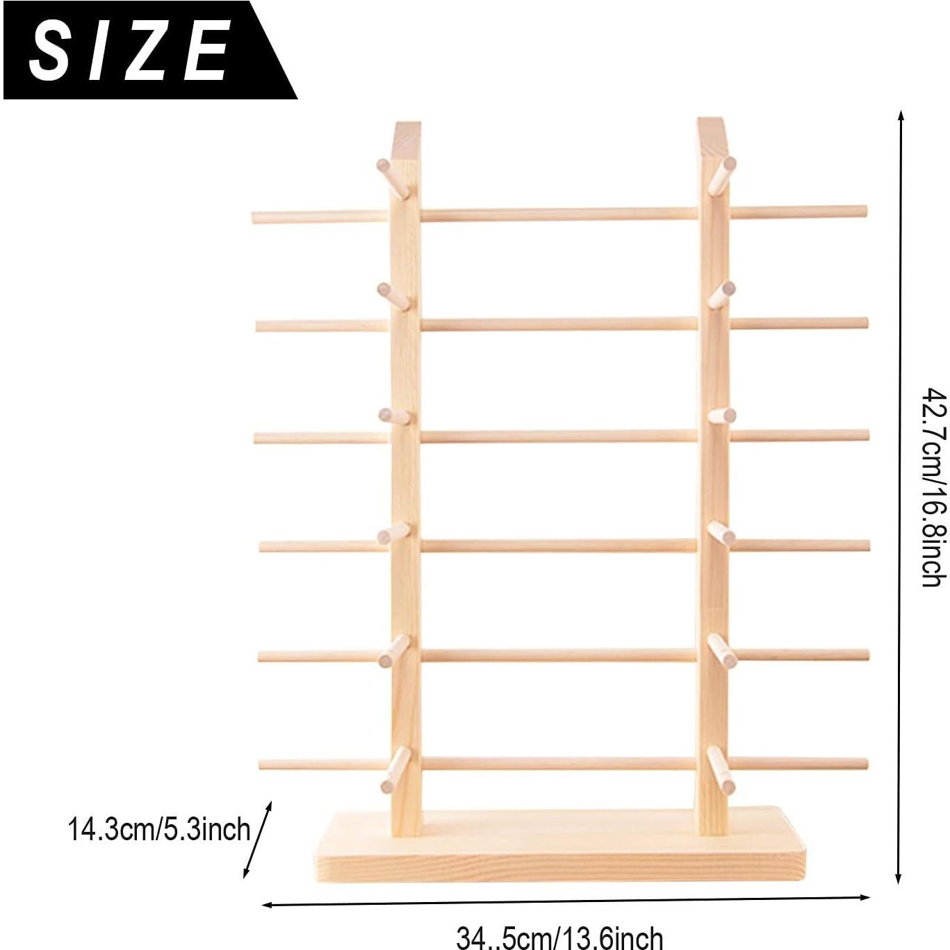 Soporte de Gafas de Madera Odowalker para 12 Pares 42.7x34.5cm