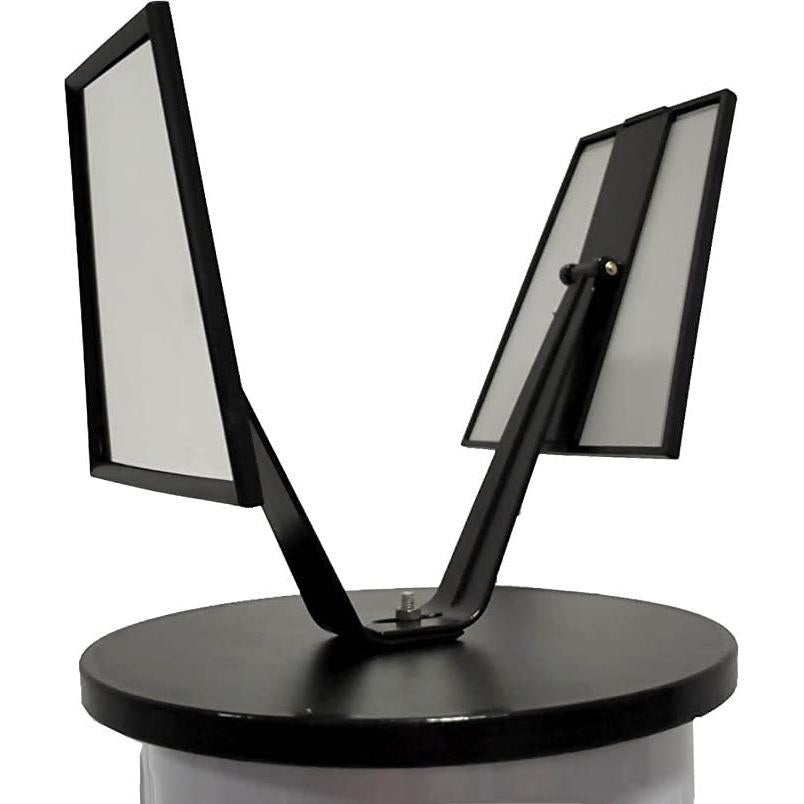 Exhibidor giratorio para 40 gafas con espejo ajustable