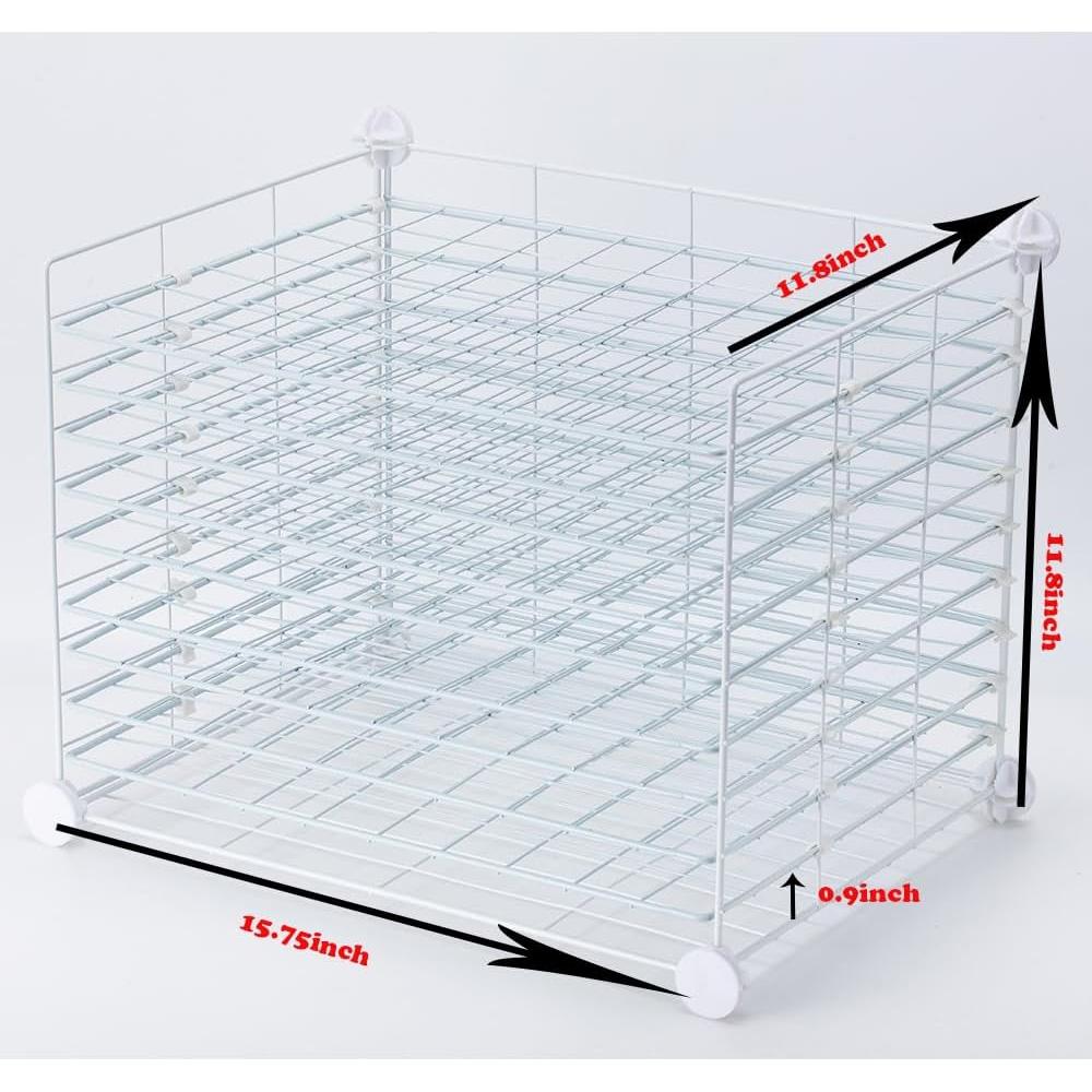 Estante para Secado de Arte FDSDEFEN 10 Estantes Metal Pared