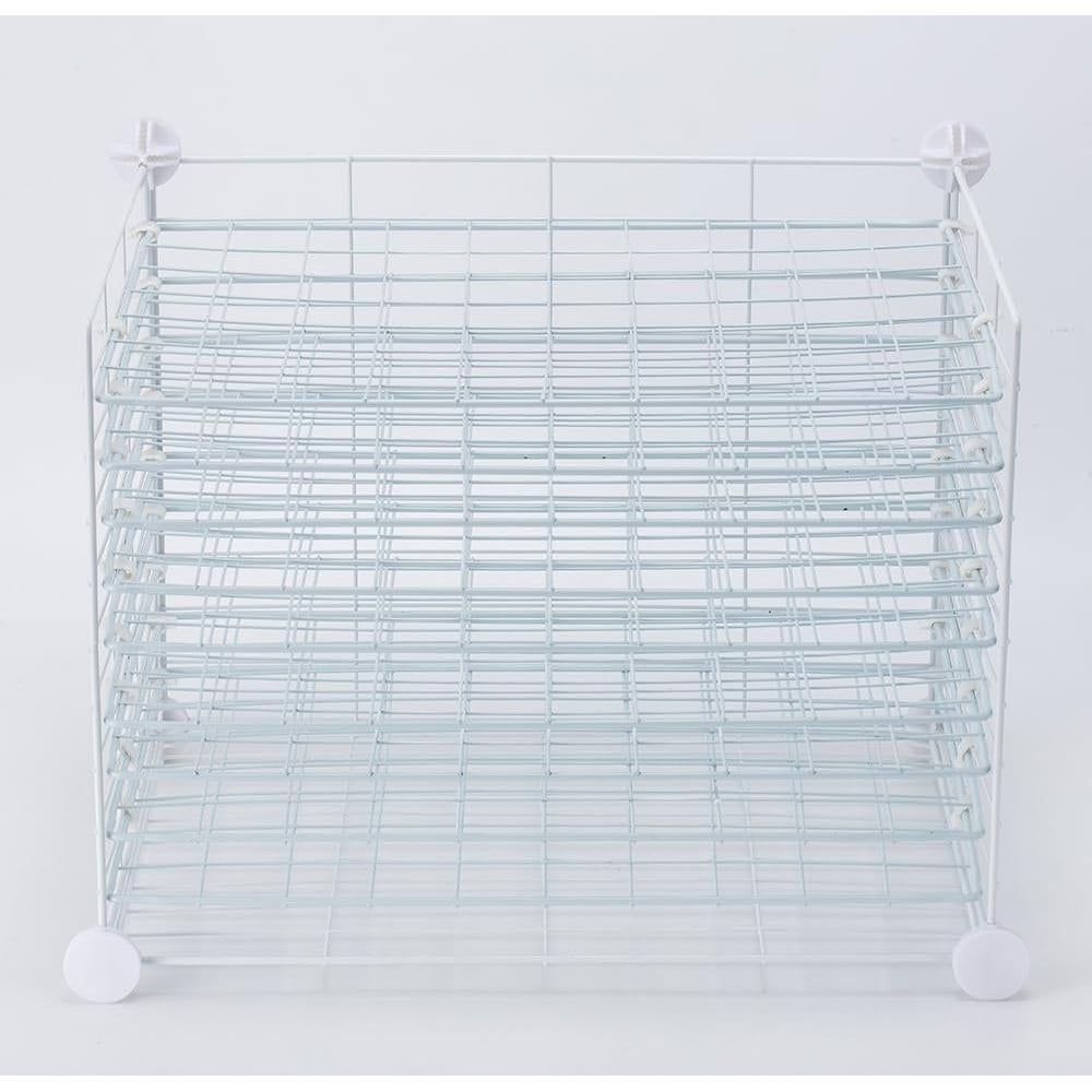 Estante para Secado de Arte FDSDEFEN 10 Estantes Metal Pared