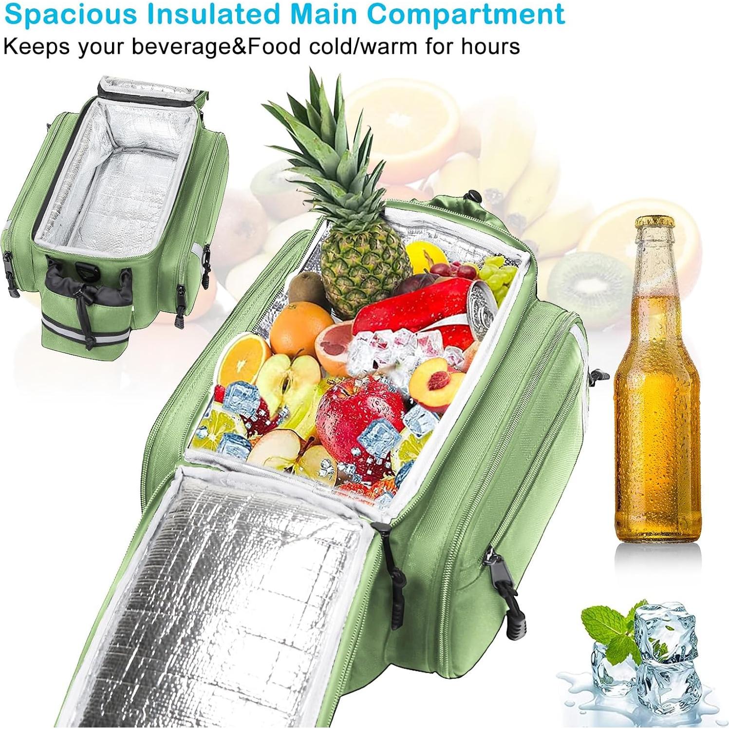 Bolsa de Soporte para Bicicleta MOSISO 8L Impermeable Verde