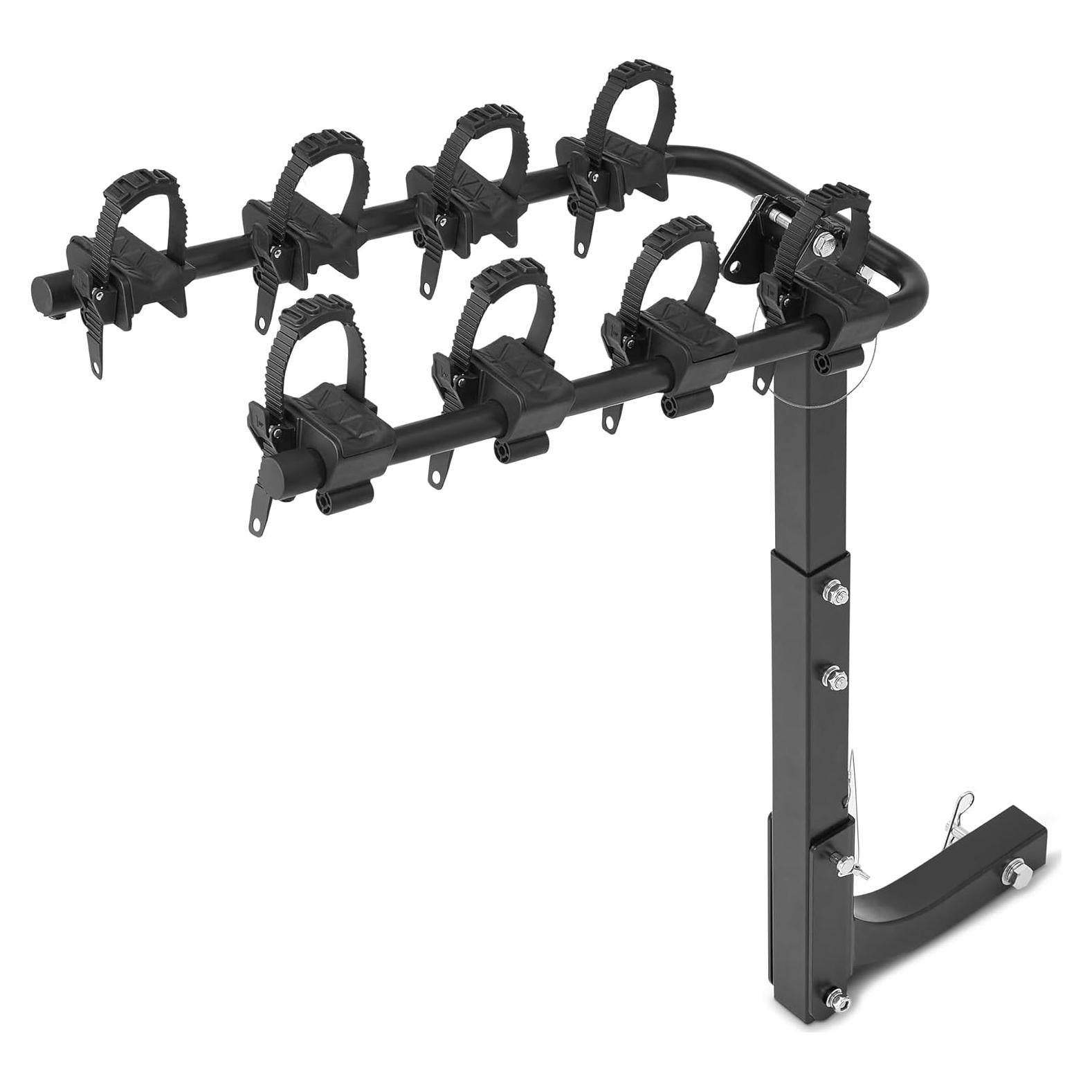 Soporte para Bicicletas Amazon Basics para 4 Bicicletas, Negro