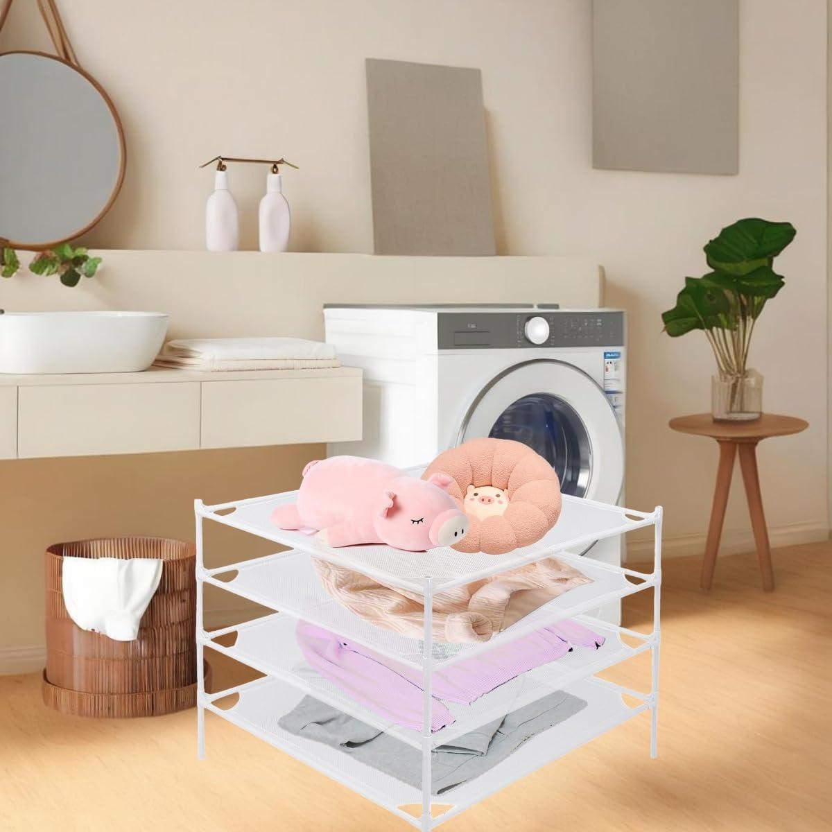 Estante Secar Ropa Xtsuen 4 Niveles Malla Plana 71 cm