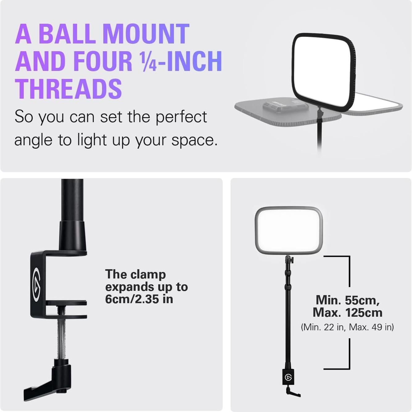 Elgato Key Light - Luz de estudio 2800 lúmenes Wi-Fi