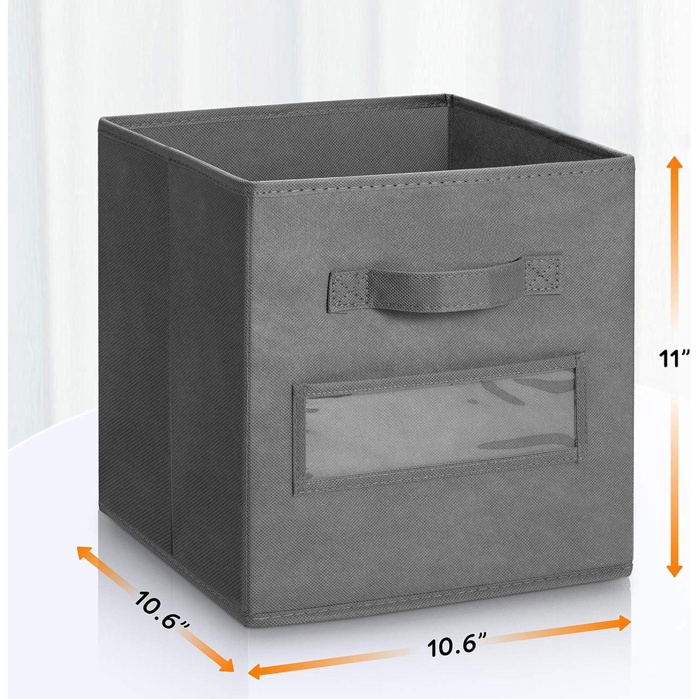 Cubo de Almacenamiento Artsdi 28 cm Plegable - 10 Unidades Gris