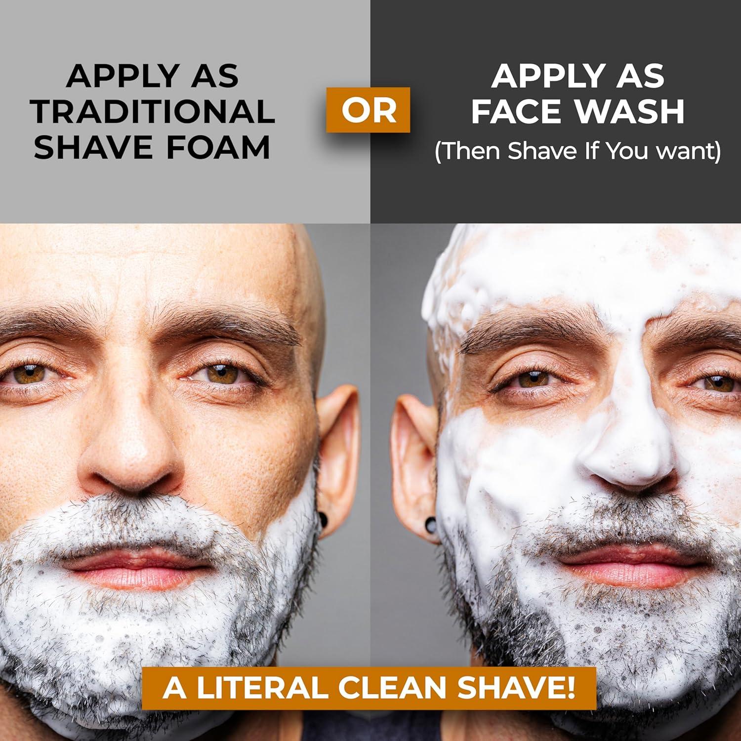 Espuma de Afeitar 2-en-1 Blackwood 125g + Limpiador Facial