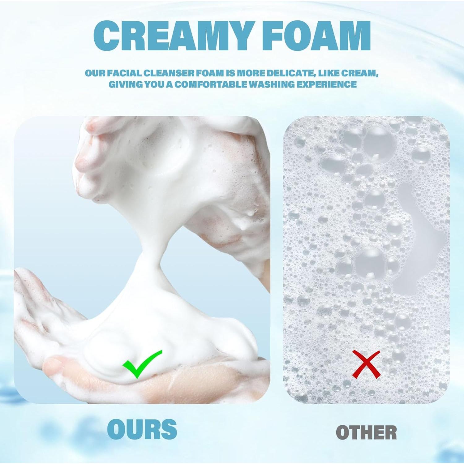 Limpiador Facial Espumoso Waybesty 130ml con Cepillo Suave