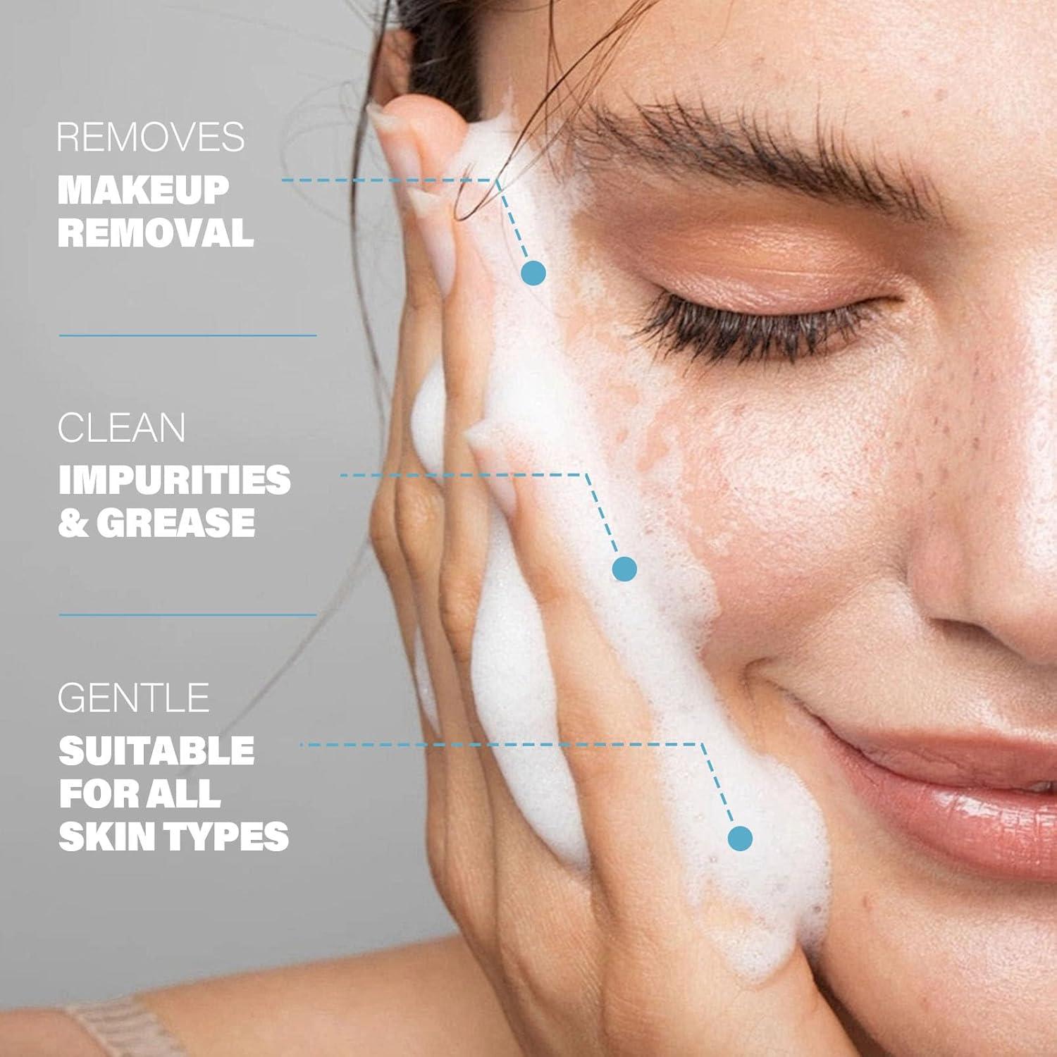 Limpiador Facial Espumoso Waybesty 130ml con Cepillo Suave