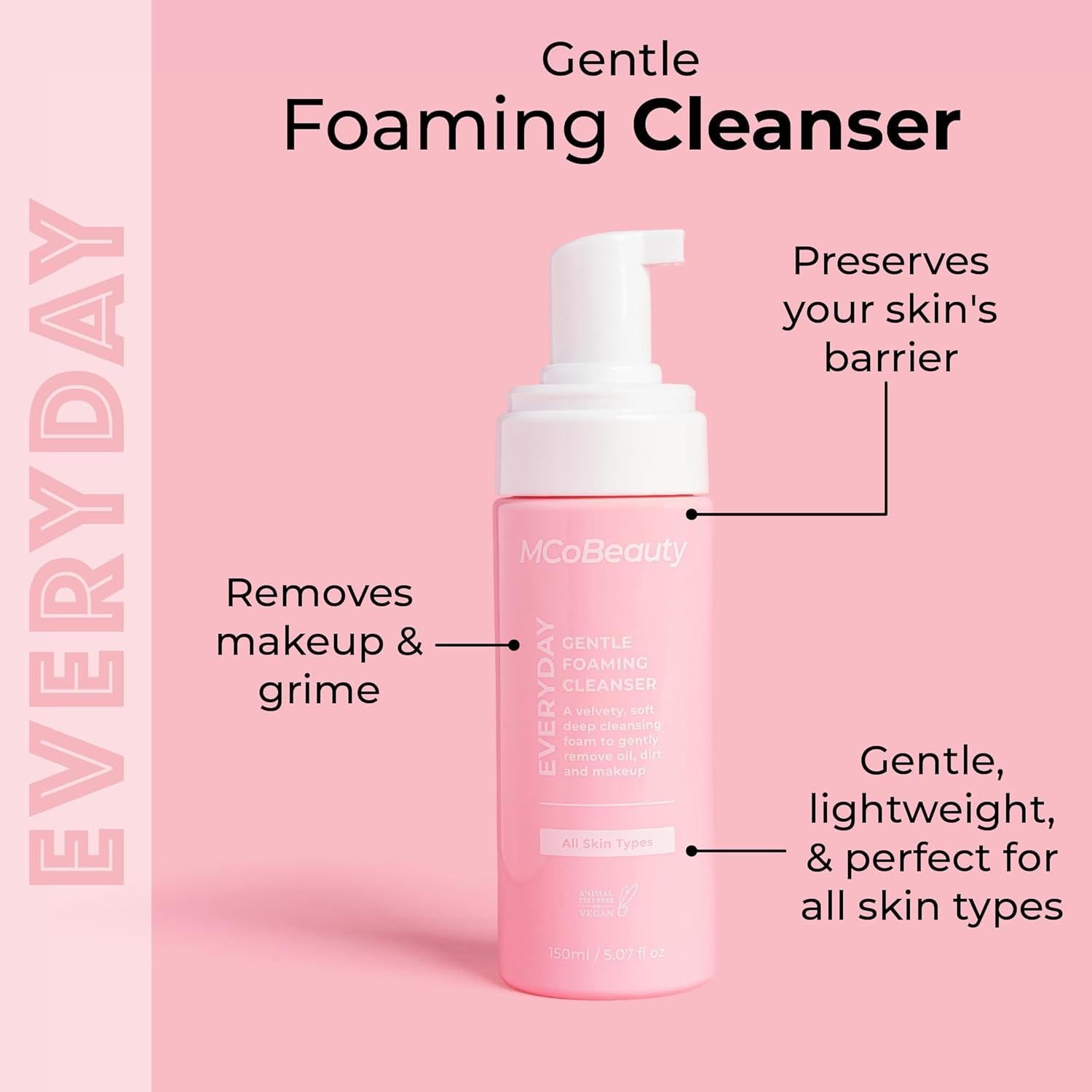 Limpiador Espumoso Suave MCoBeauty 142g - Facial Vegano