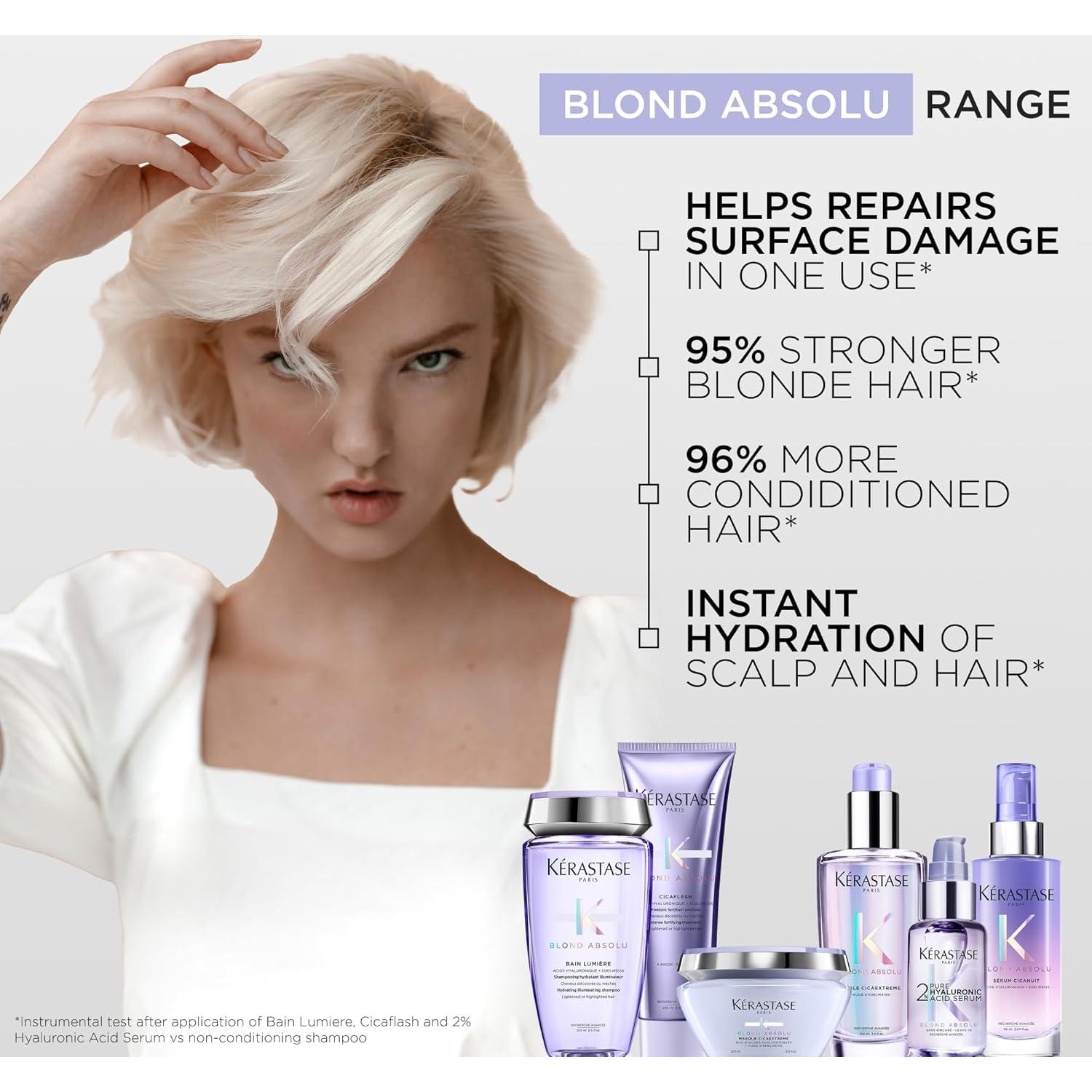 Acondicionador Cicaflash Kerastase 250 ml - Cabello Rubio Dañado