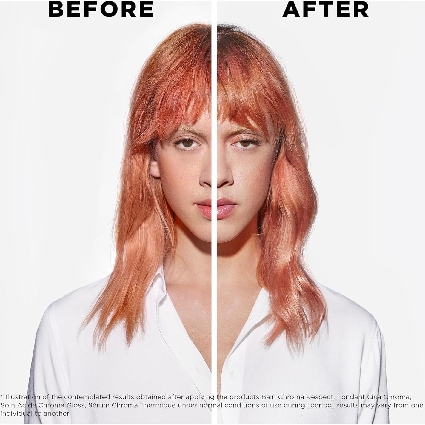 Kérastase Chroma Absolu Champú y Acondicionador 250ml - Cabello Tratado con Color