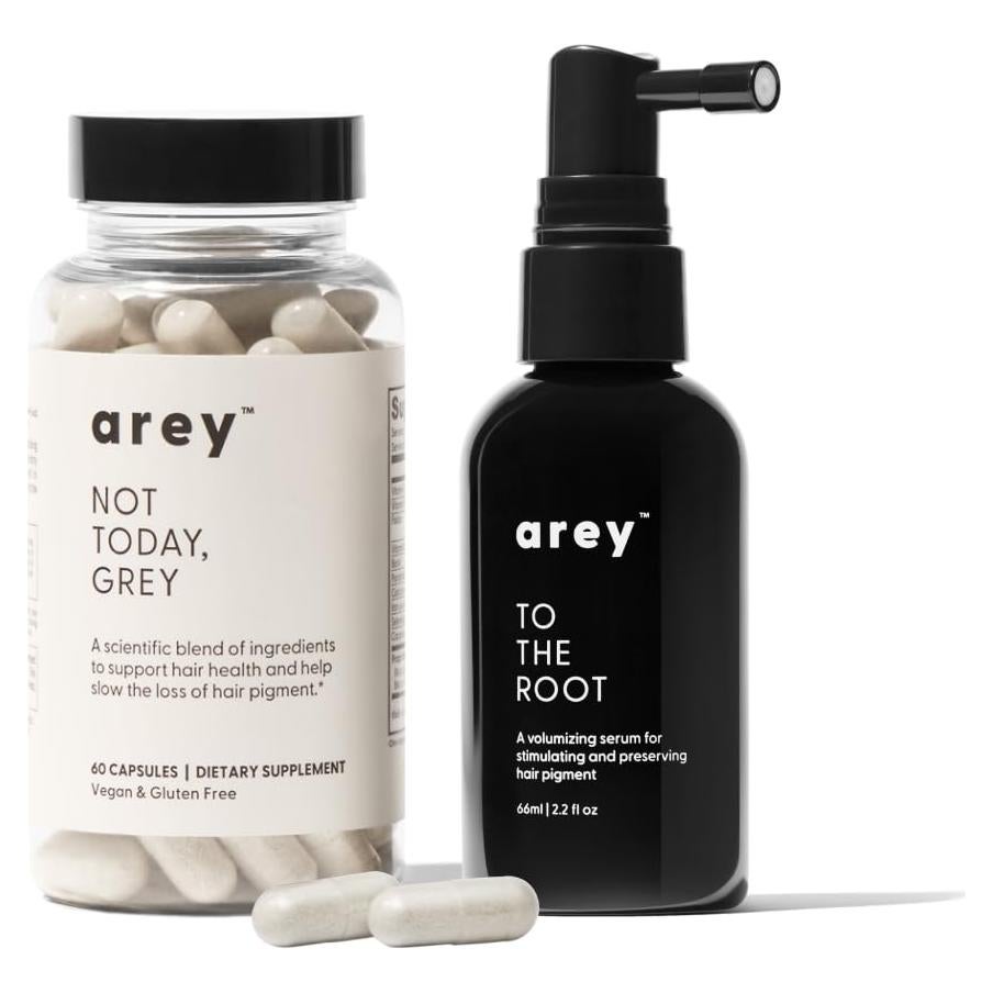 Suero y Suplemento para el Cabello Arey - Anti-Gris 1 Mes