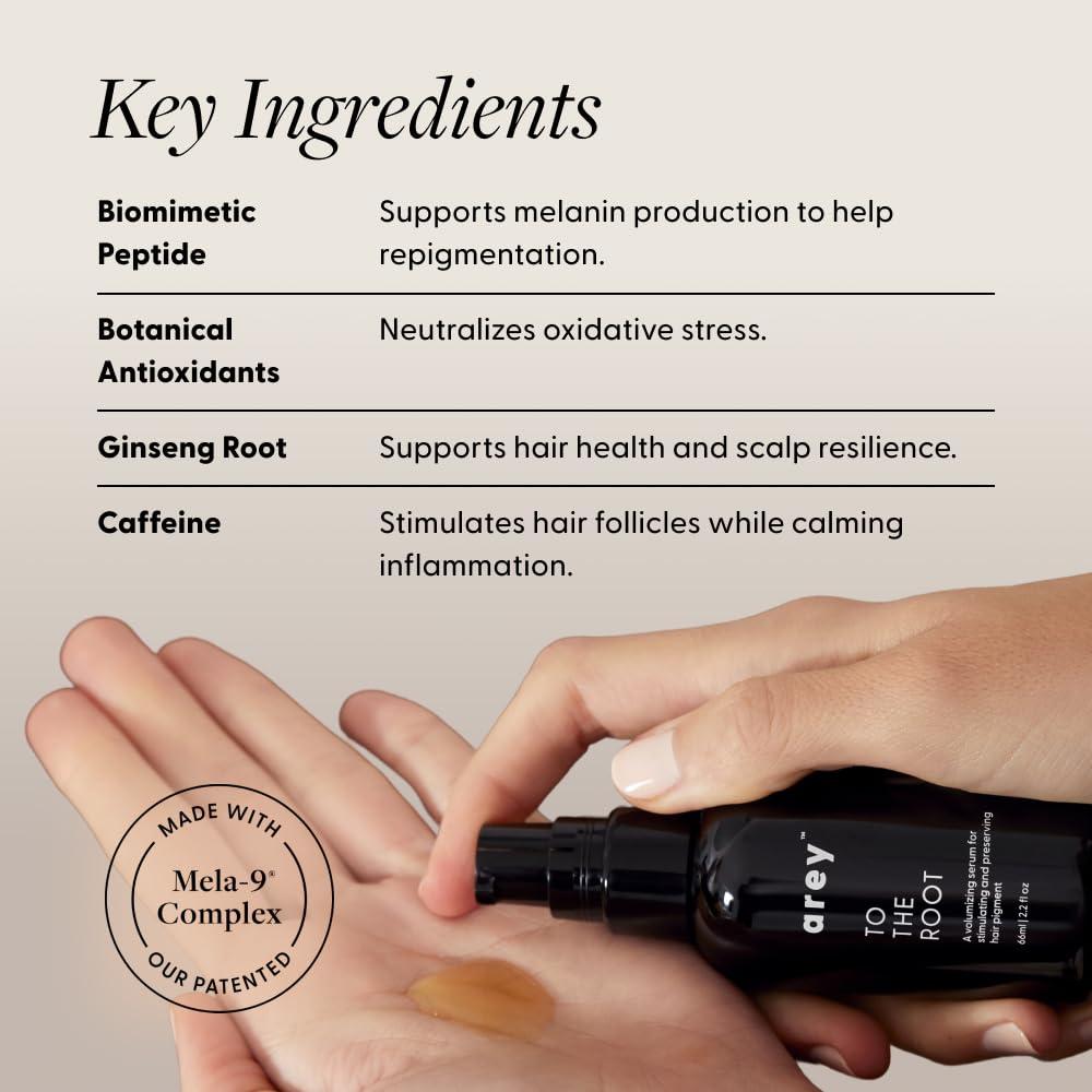 Suero y Suplemento para el Cabello Arey - Anti-Gris 1 Mes