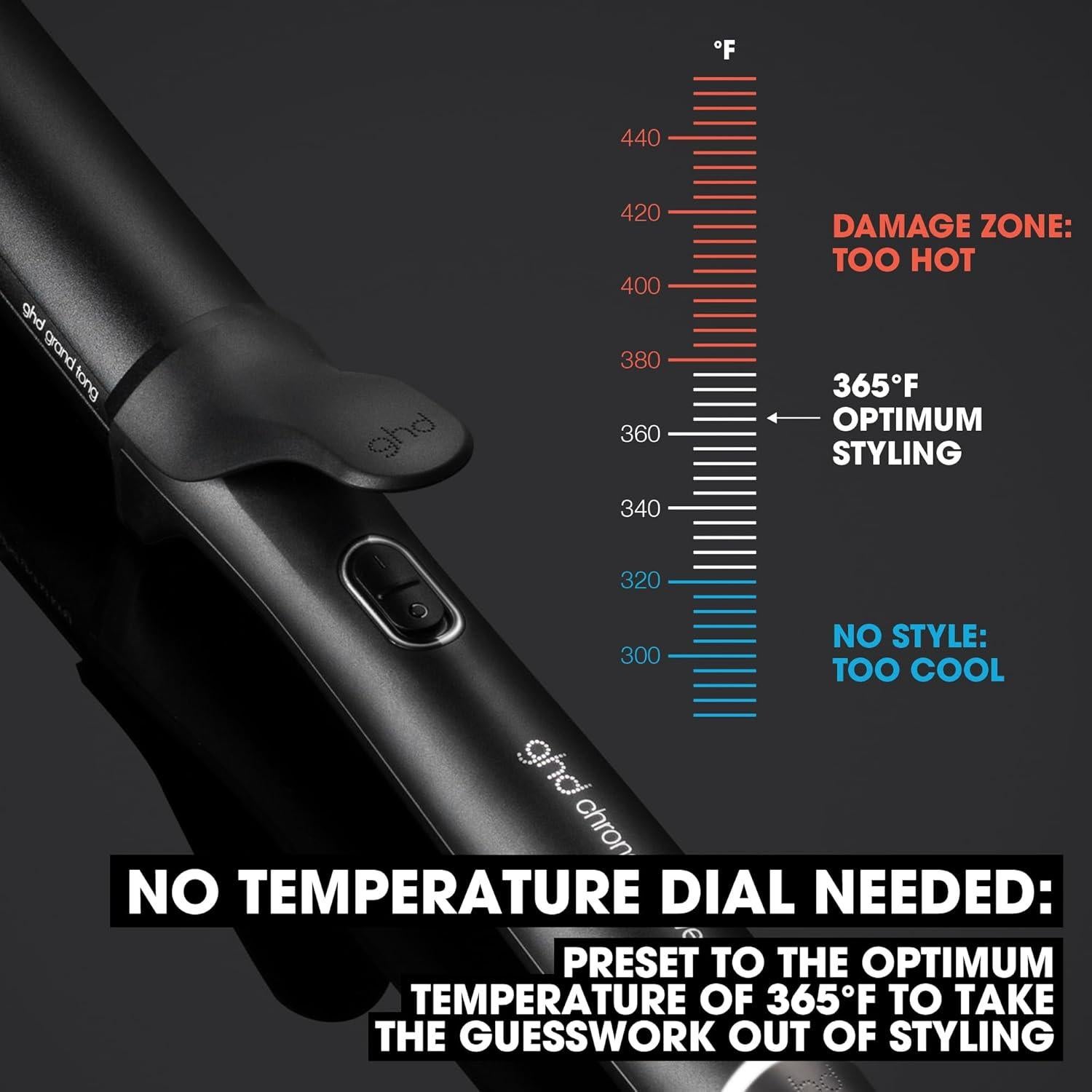 Plancha de Rizar ghd Chronos Curve - Rizos Sin Frizz 3.18 cm