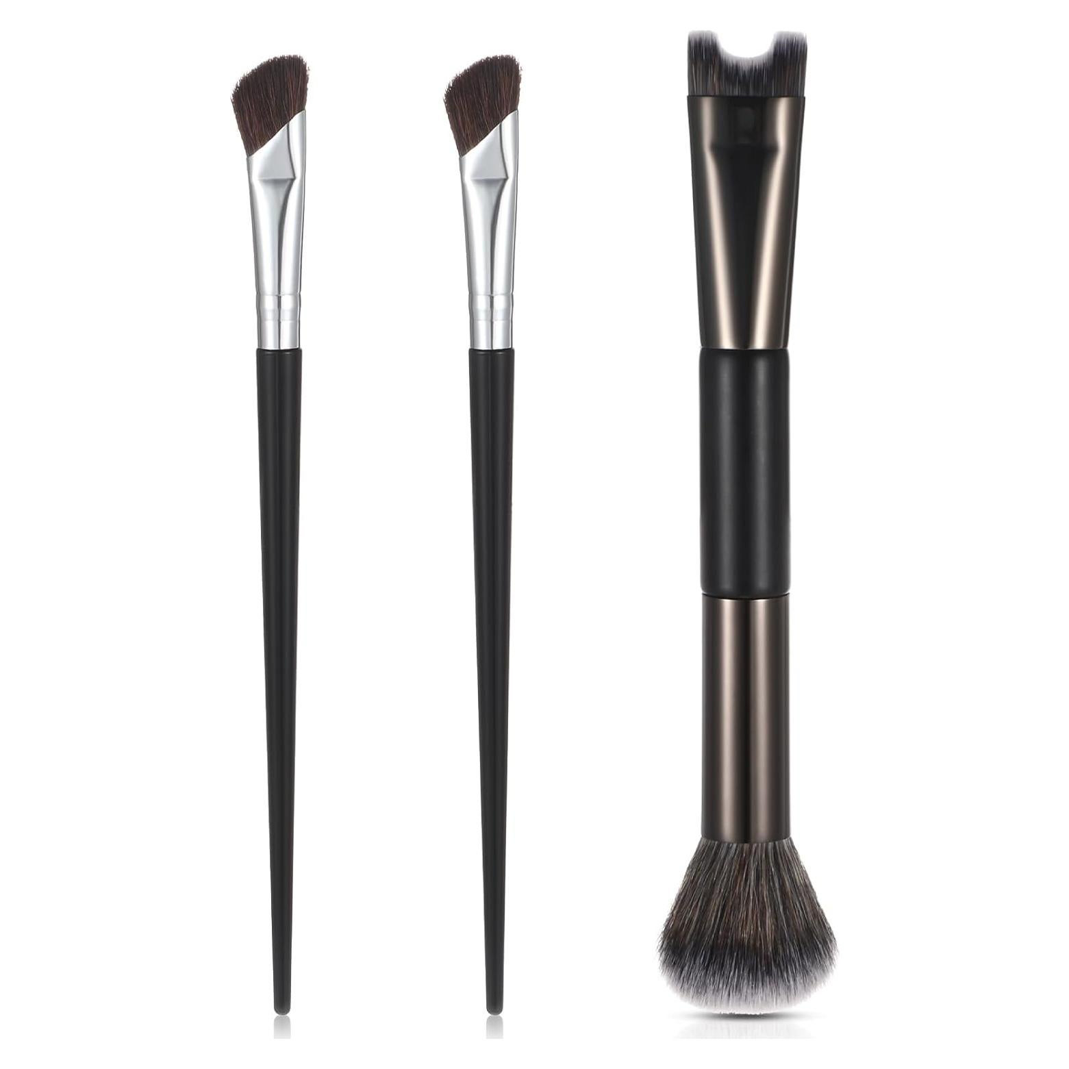 Kit de Pinceles de Maquillaje Kifmurase 3 Piezas Contorno Nariz