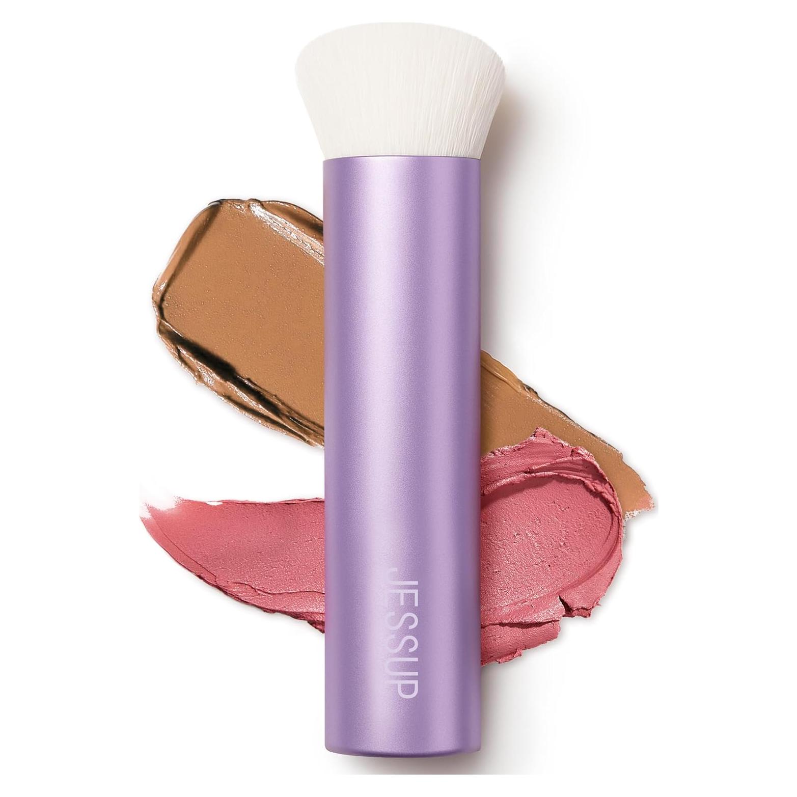 Brocha de Base Kabuki Jessup AS003 - Ultra Suave 16x3.4cm