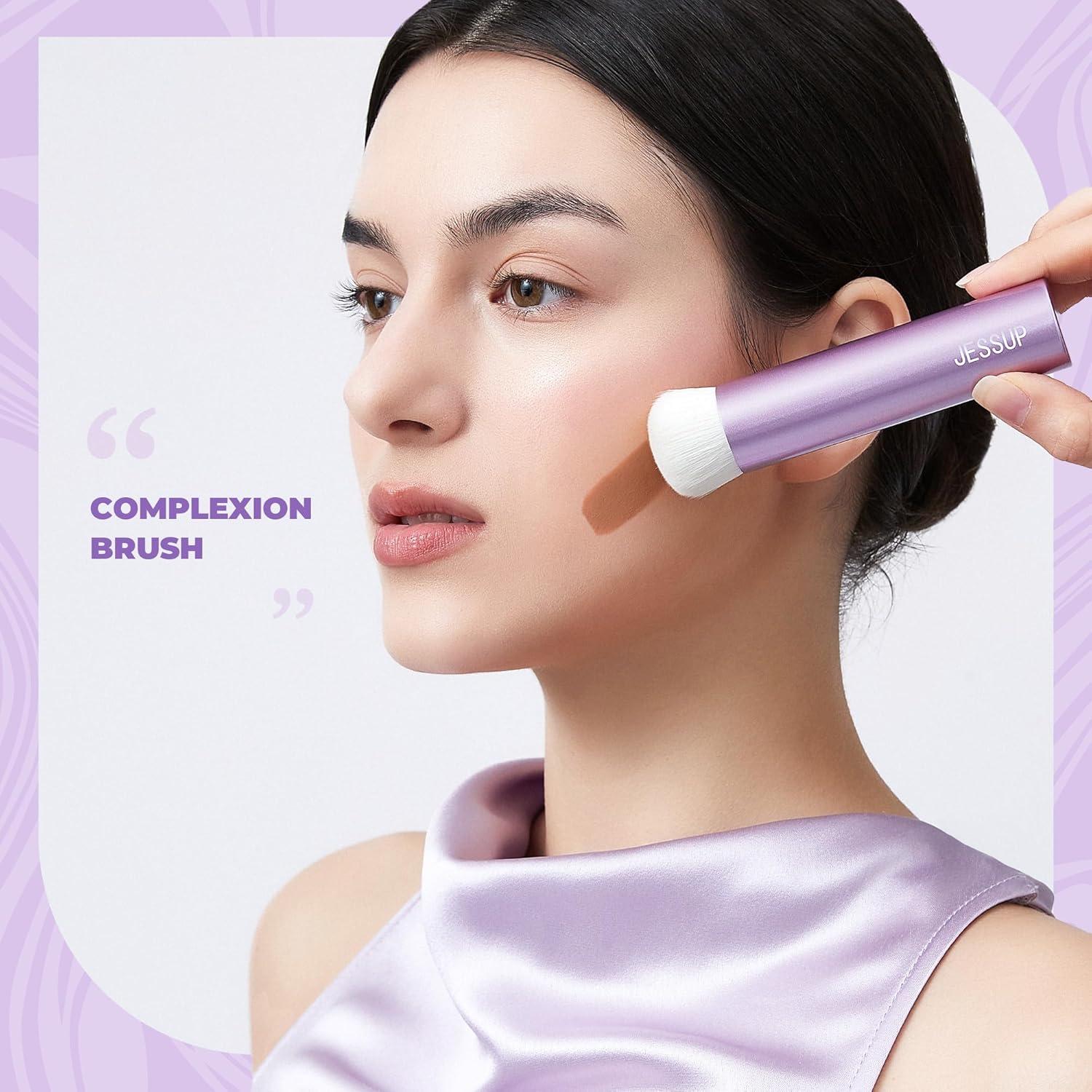 Brocha de Base Kabuki Jessup AS003 - Ultra Suave 16x3.4cm