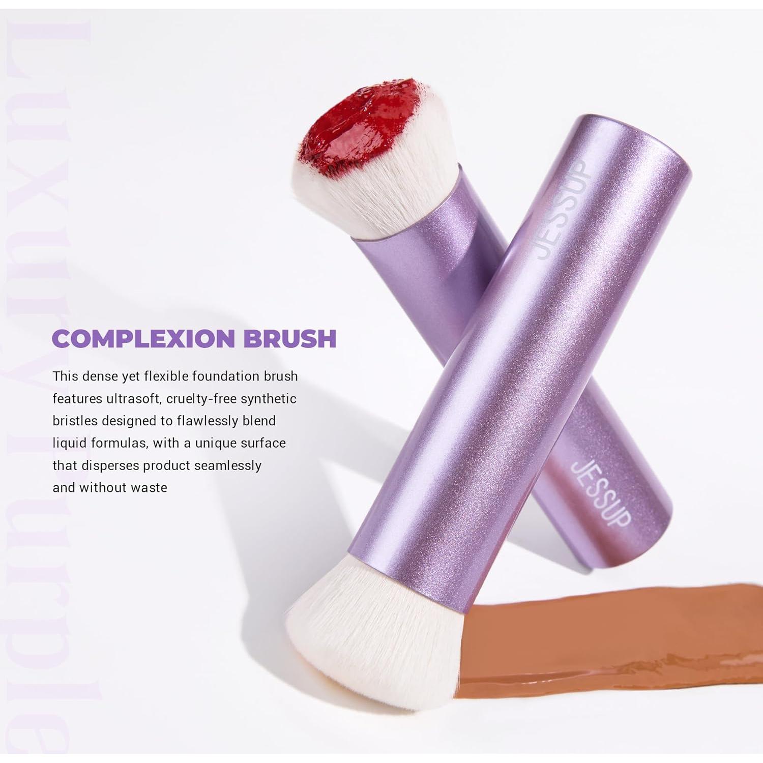 Brocha de Base Kabuki Jessup AS003 - Ultra Suave 16x3.4cm