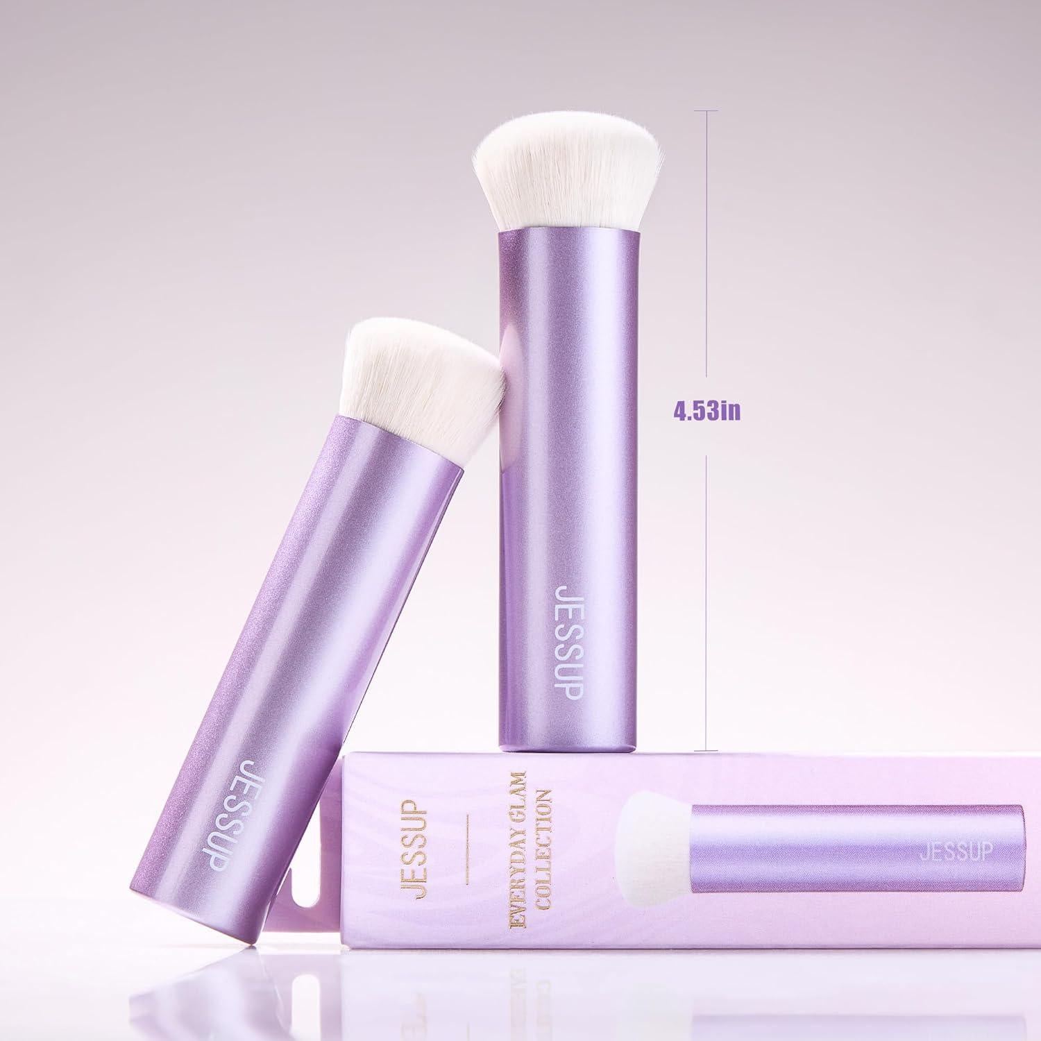 Brocha de Base Kabuki Jessup AS003 - Ultra Suave 16x3.4cm