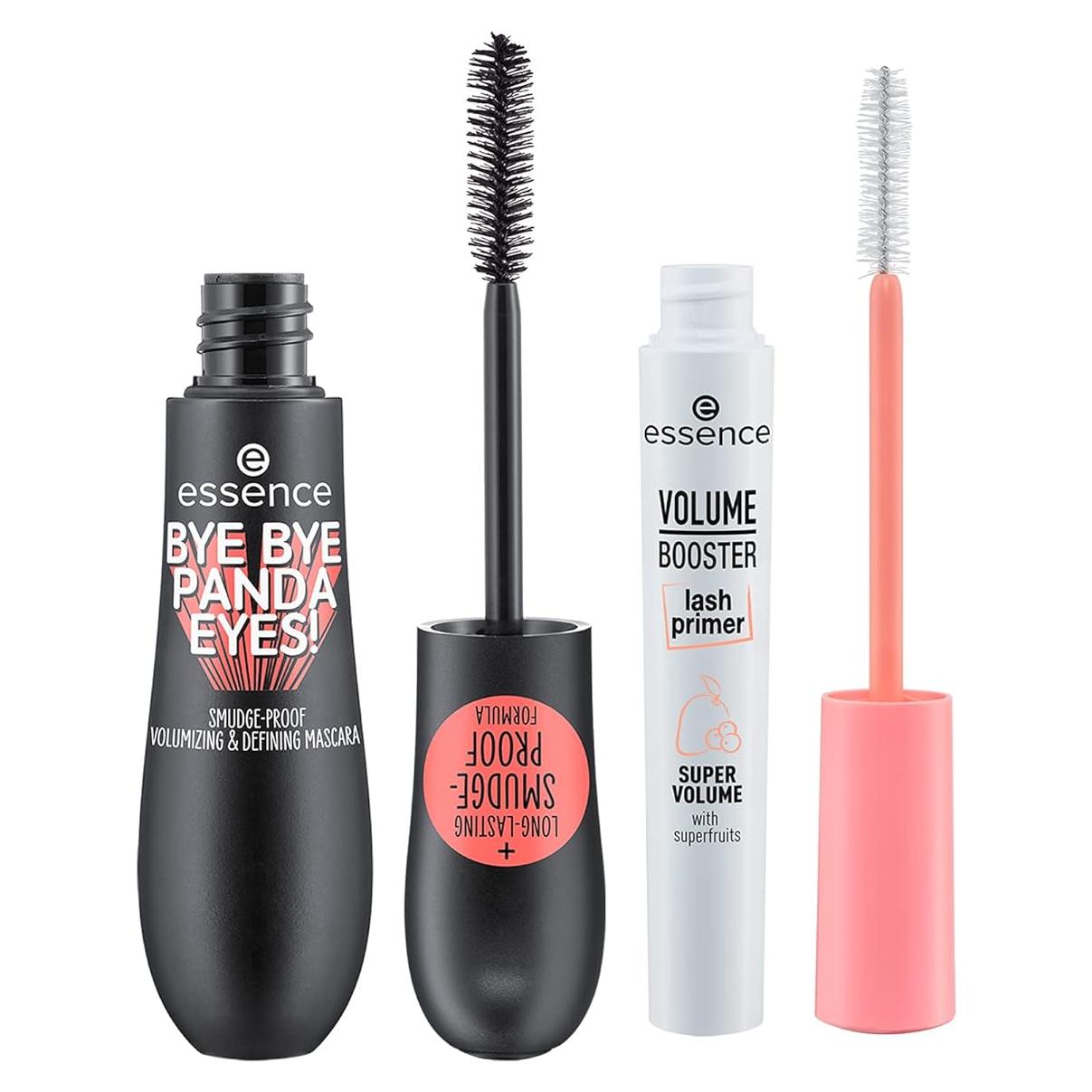 Rímel Volumen Aumentador y Primer Adiós Ojos Panda Essence