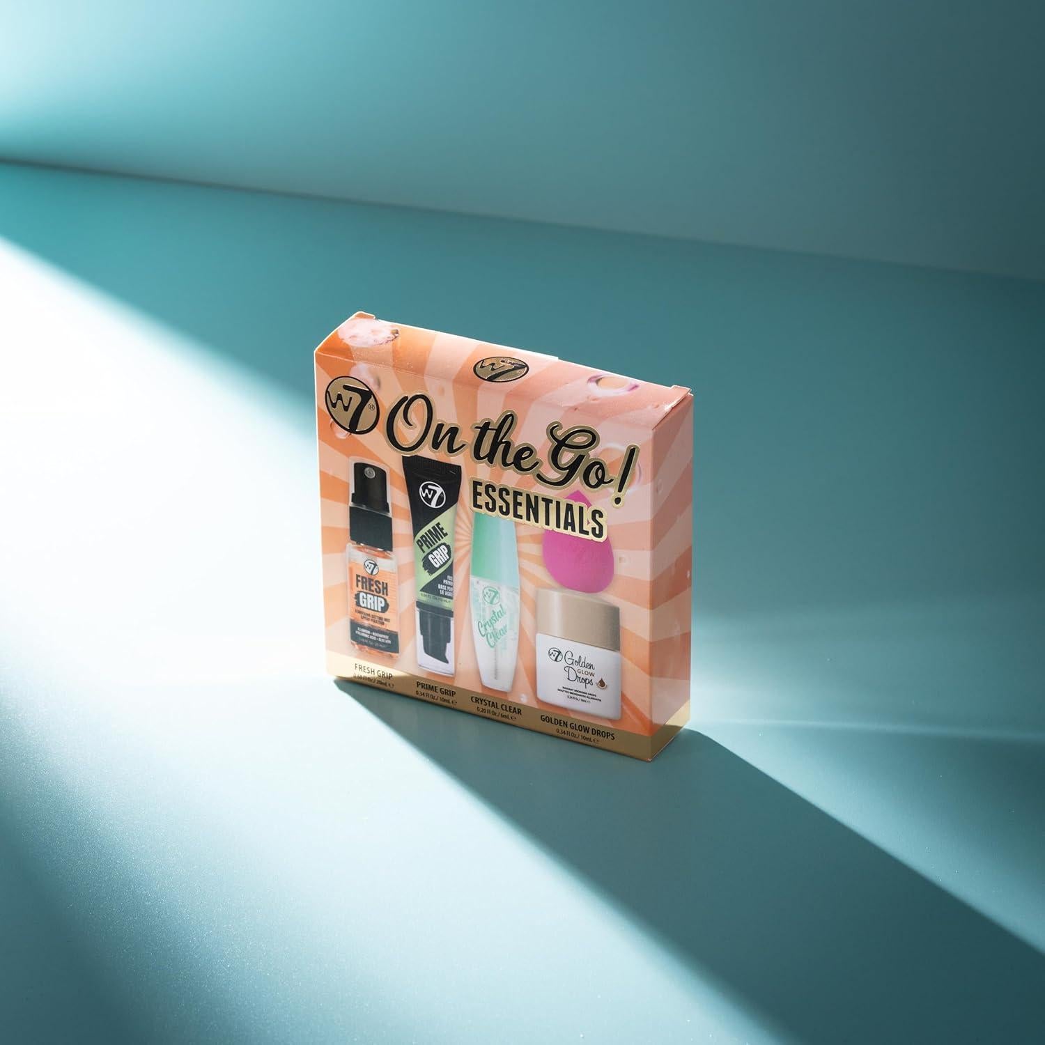 Kit de Maquillaje Mini W7 con Primer, Spray y Más - Viaje