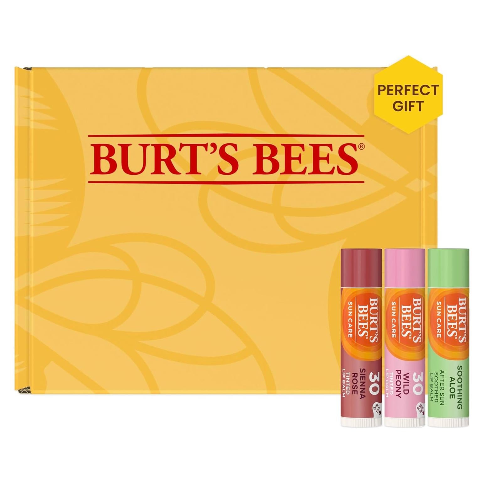 Bálsamo Labial Burt's Bees SPF 30 Tinte 3 Tubos 4.25g