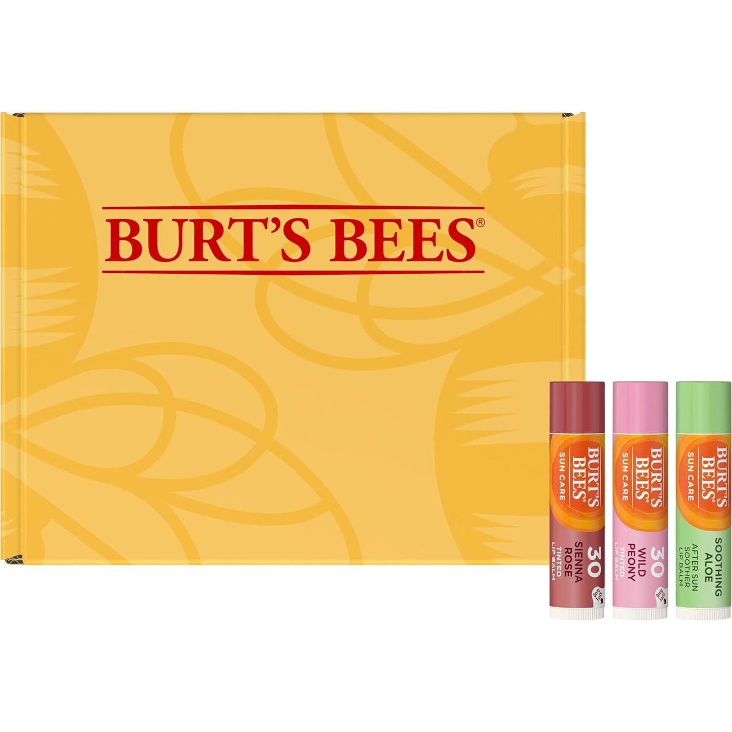 Bálsamo Labial Burt's Bees SPF 30 Tinte 3 Tubos 4.25g
