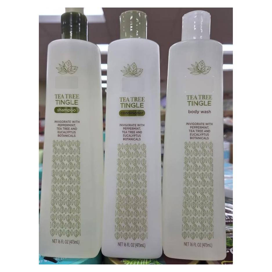 Champú, Acondicionador y Gel de Ducha Trader Joe's 3 Botellas 473ml