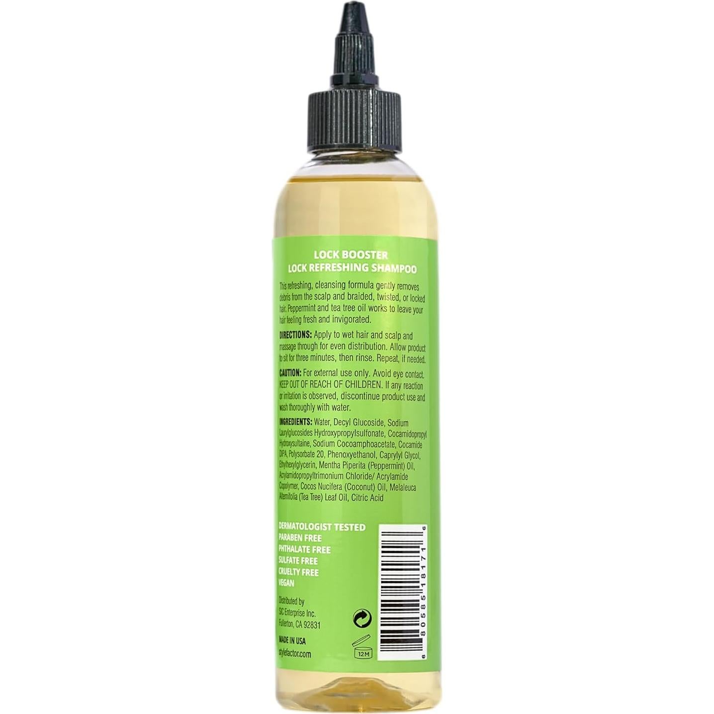 Champú Refrescante LockBOOSTER Style Factor 226.8 g - Limpieza Profunda