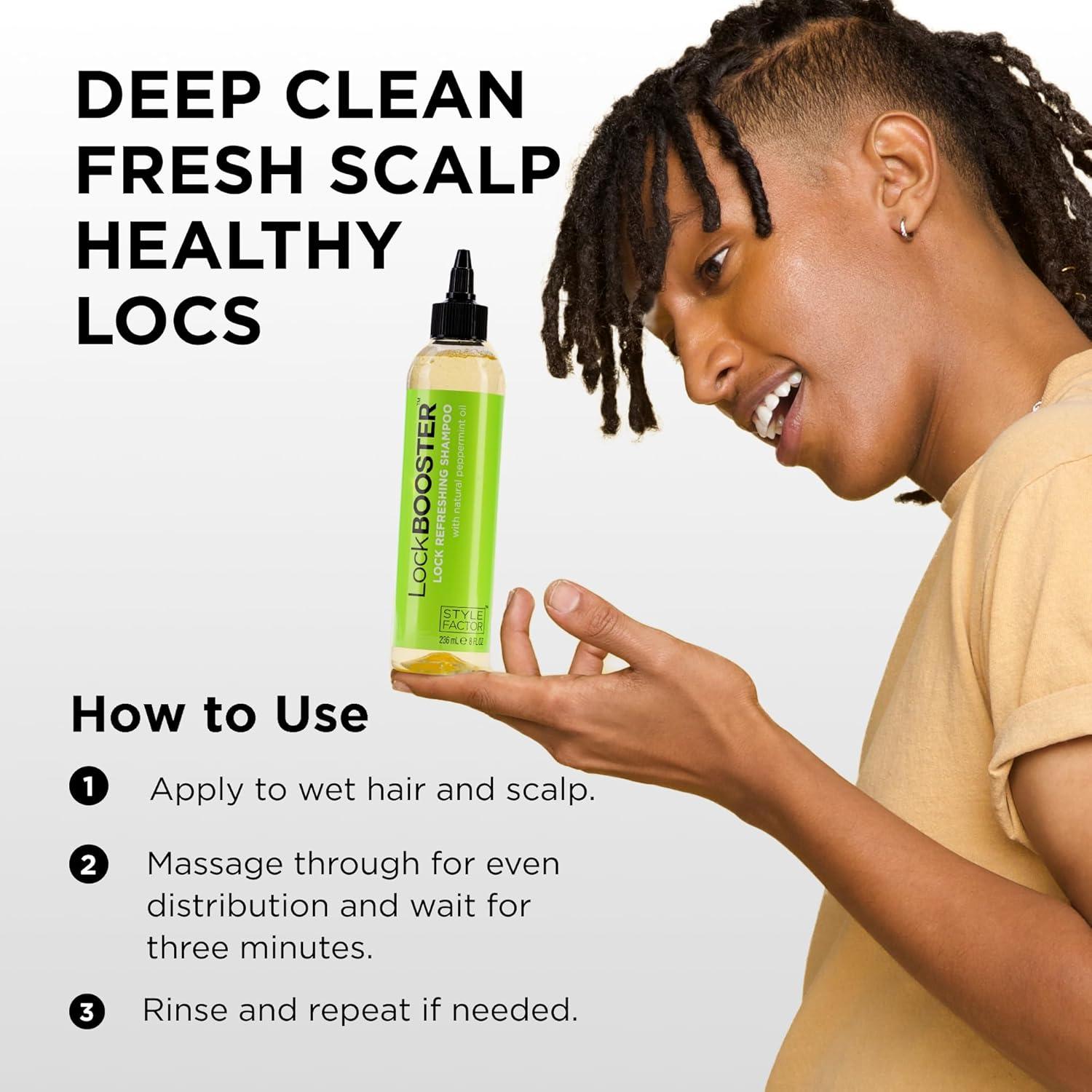 Champú Refrescante LockBOOSTER Style Factor 226.8 g - Limpieza Profunda