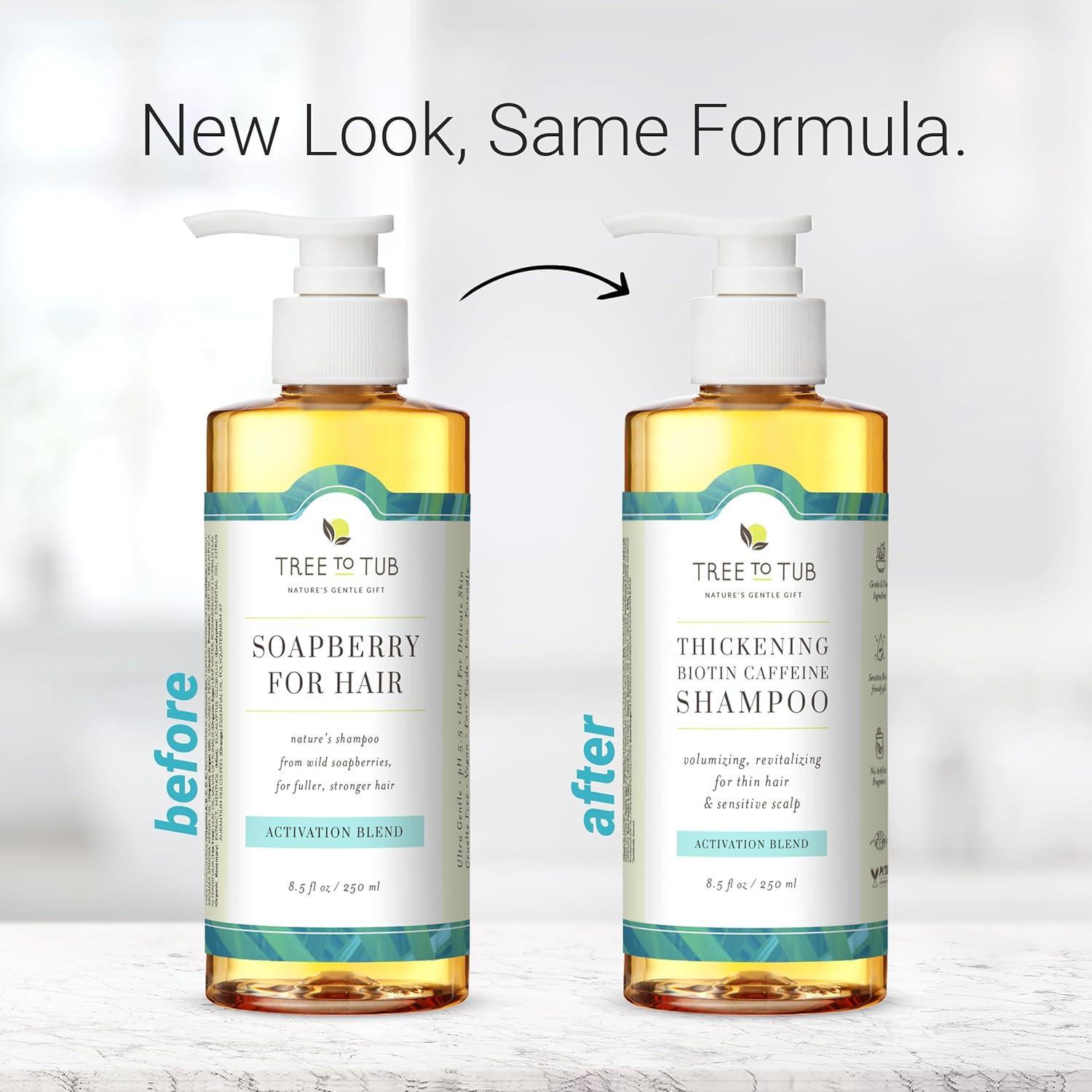 Champú Engrosante Tree to Tub con Biotina y Aceite de Argán 660g