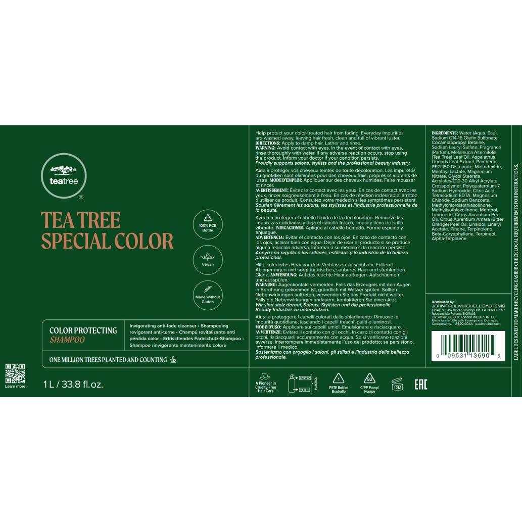 Conjunto Champú y Acondicionador Árbol de Té 1000 ml