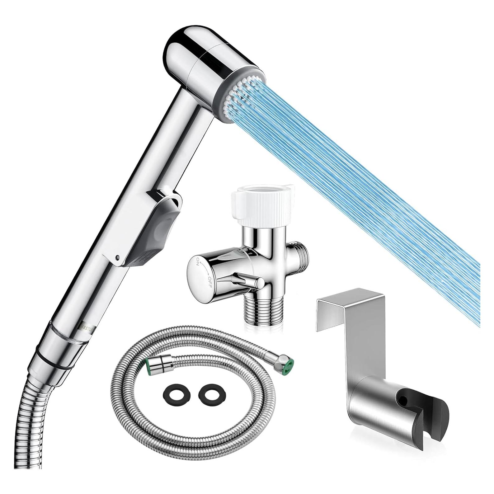 Rociador de Bidet de Mano NESTLEAP con Presión Ajustable