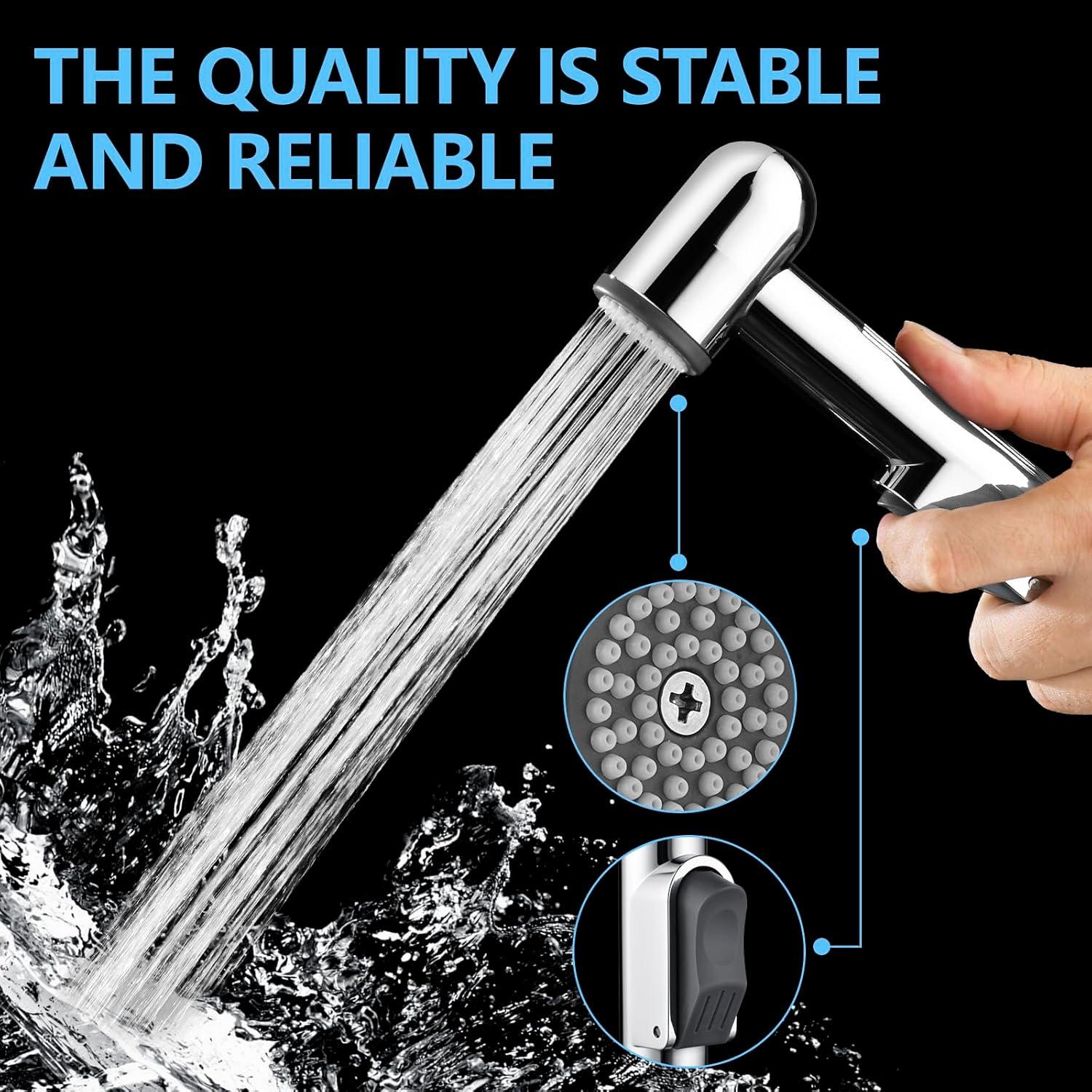 Rociador de Bidet de Mano NESTLEAP con Presión Ajustable