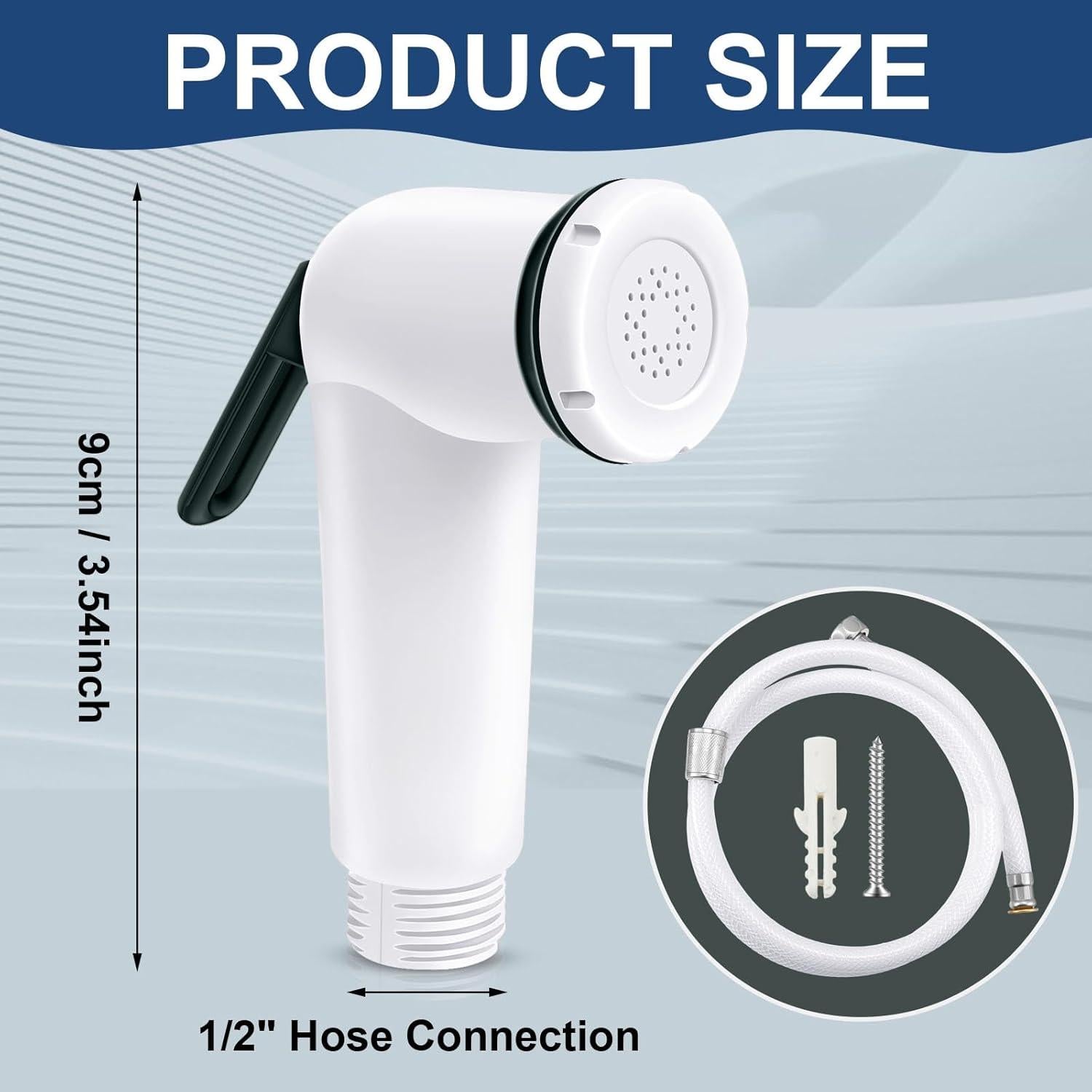 Mango de Rociador Estándar On/Off Wenqik para Bidet 1/2"