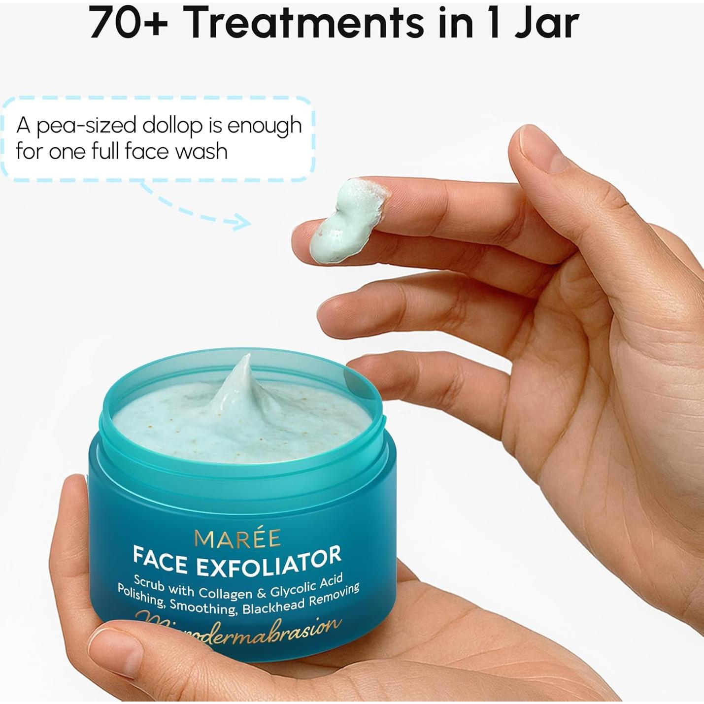 Exfoliante Facial MAREE 85g - Microdermoabrasión y Colágeno
