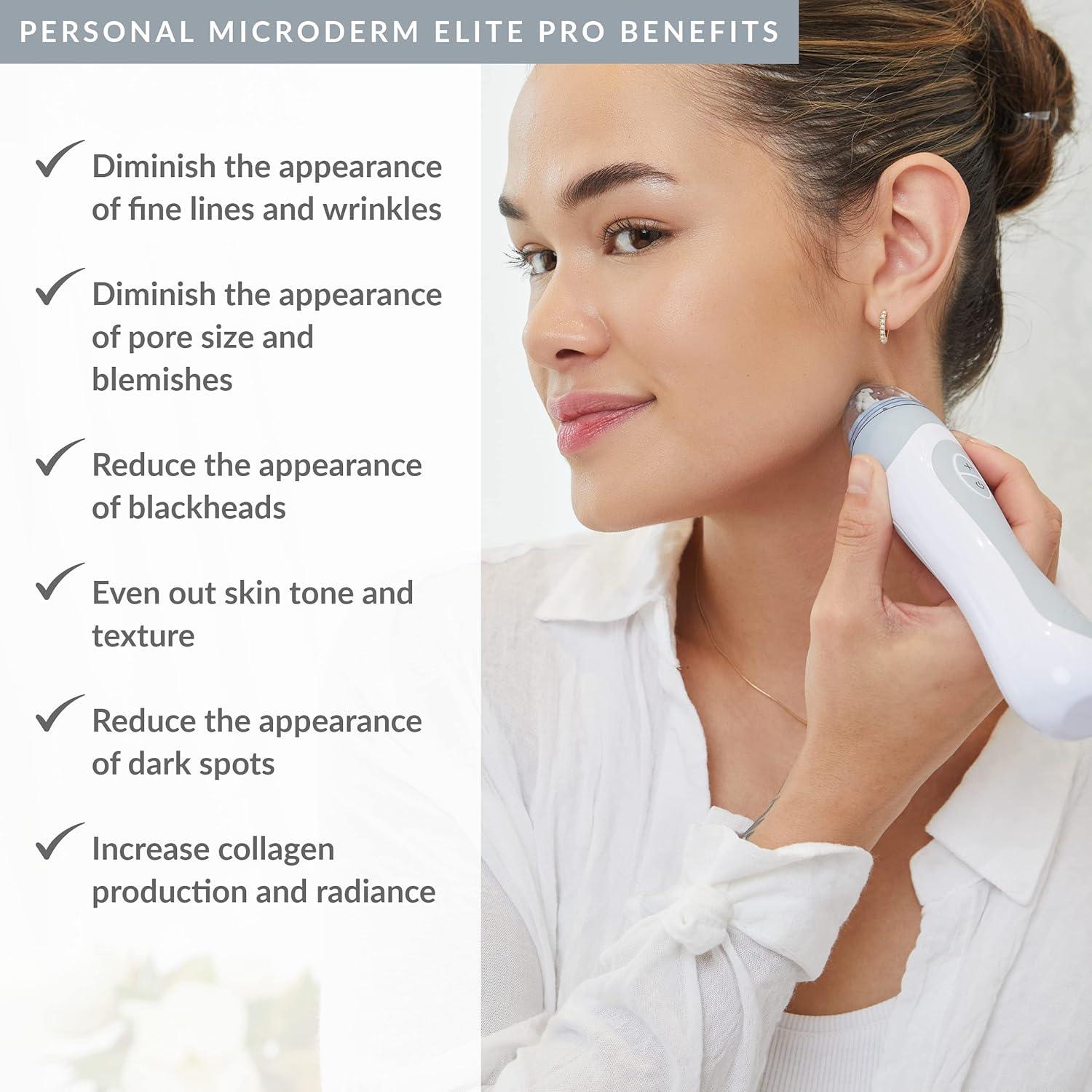Exfoliador Facial PMD Beauty Personal Microderm Elite Pro - Kit de Microdermoabrasión