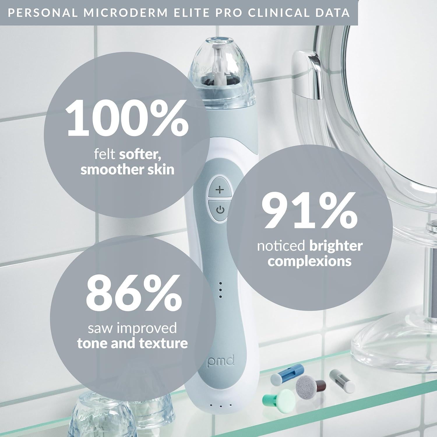 Exfoliador Facial PMD Beauty Personal Microderm Elite Pro - Kit de Microdermoabrasión