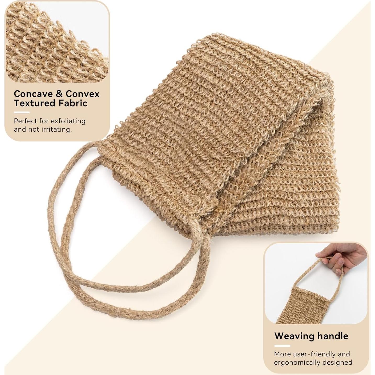 Esfregador de Espalda Exfoliante CINDALOG Doble Cara 147 cm