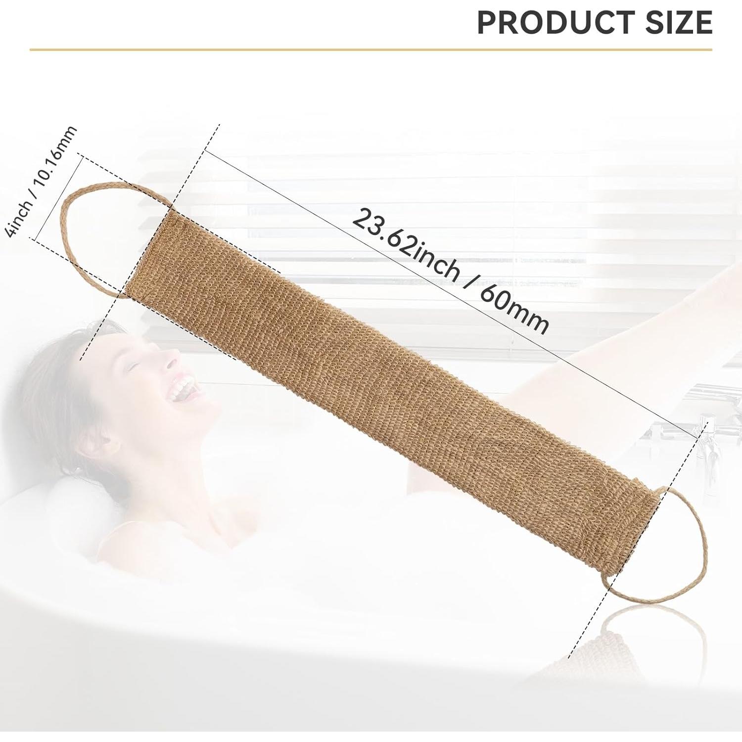 Esfregador de Espalda Exfoliante CINDALOG Doble Cara 147 cm