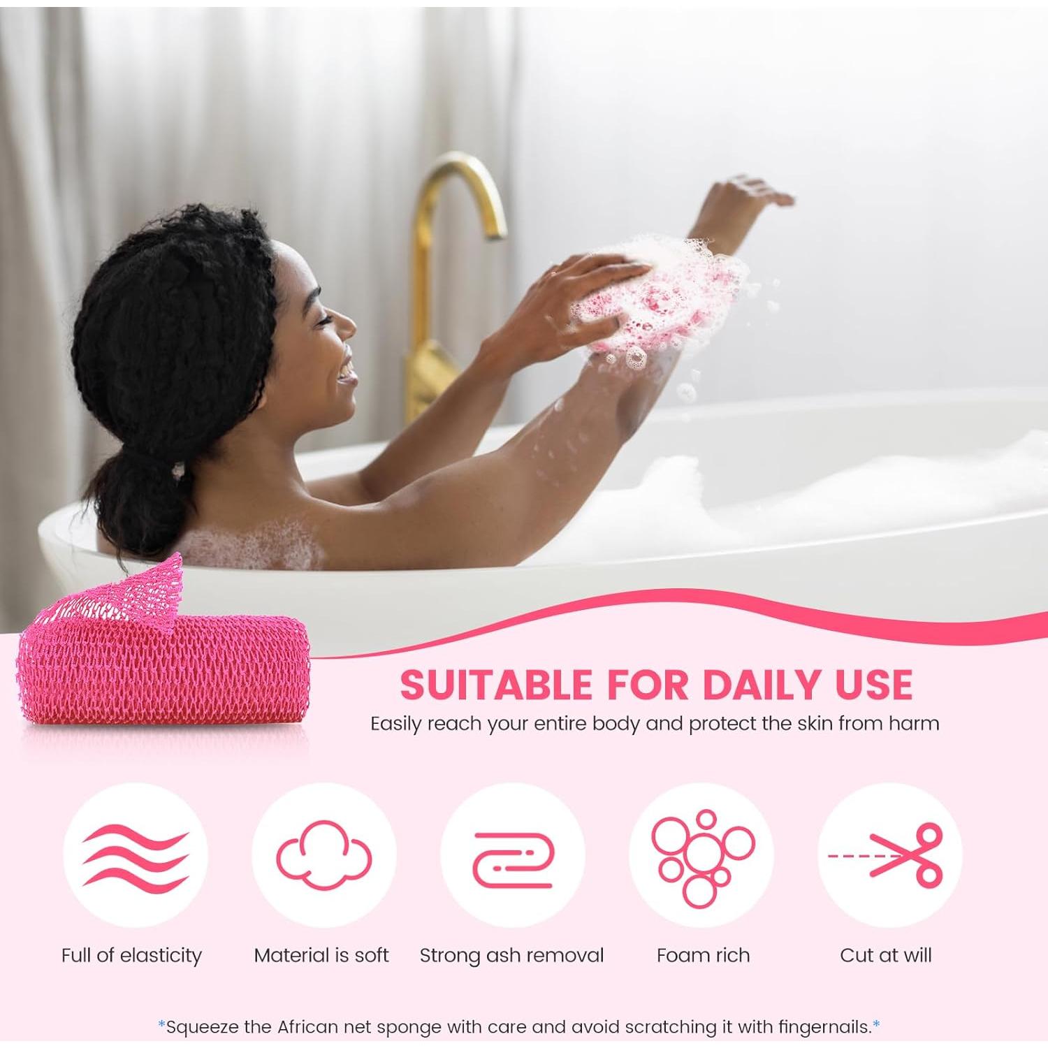 Esponja Exfoliante Corporal ZOCY - Red Africana - 2 Piezas