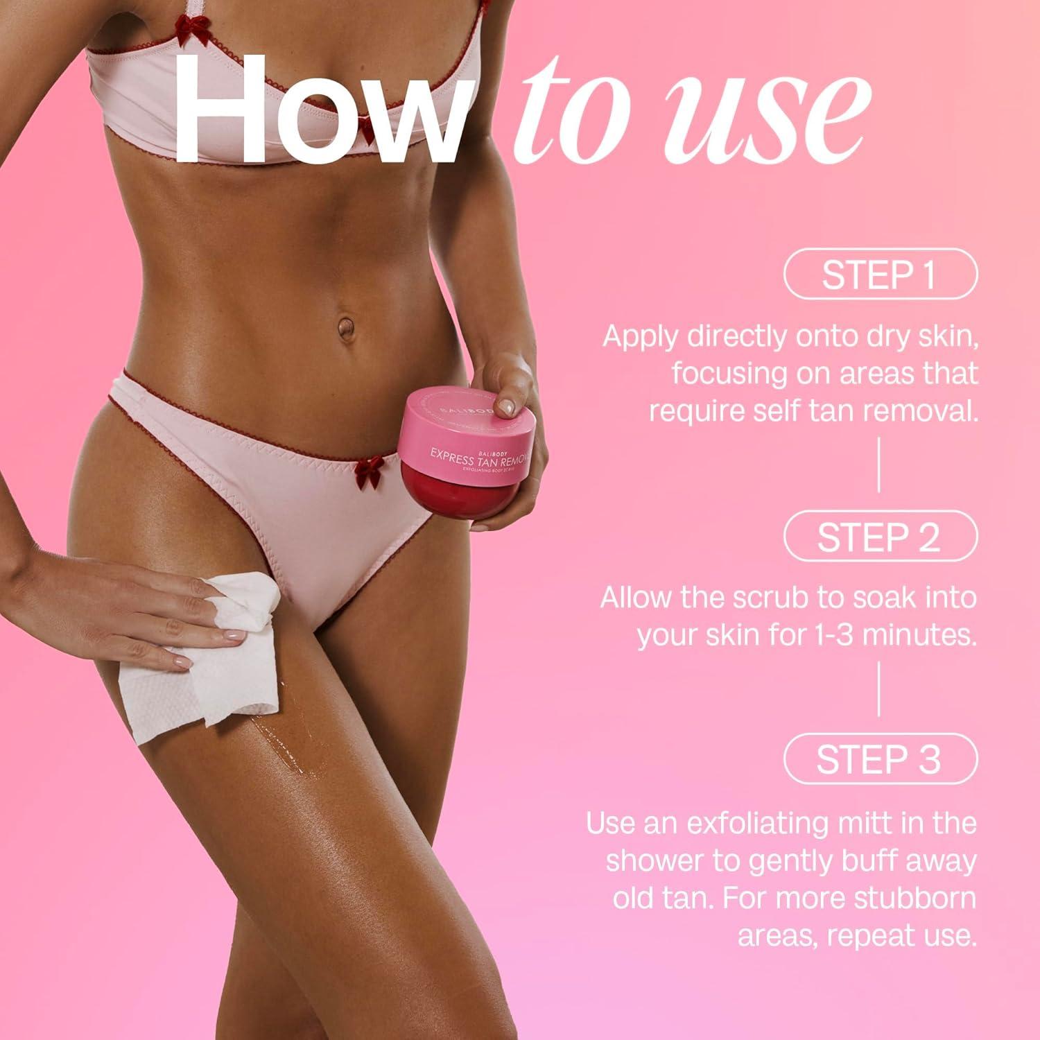 Removedor de Bronceado Express Bali Body 236g - Exfoliante Vegano