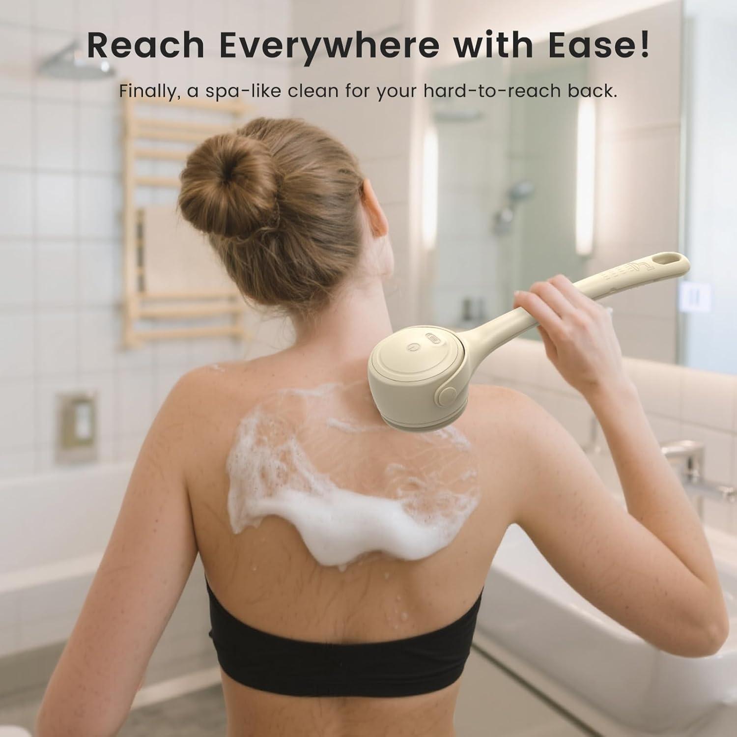 Cepillo Corporal Eléctrico Exfoliante VWMYQ - Impermeable 38cm