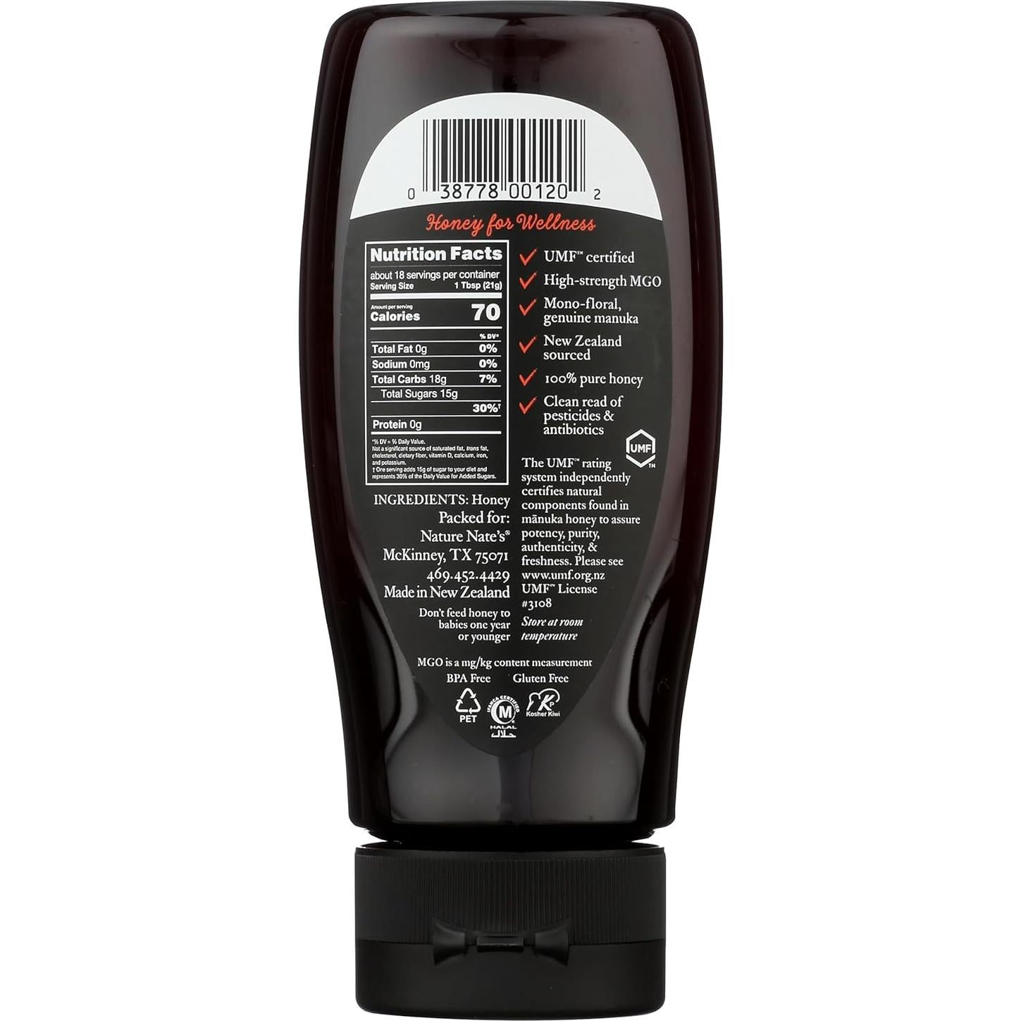 Miel Manuka 83 MGO Nature Nates 28.35 g