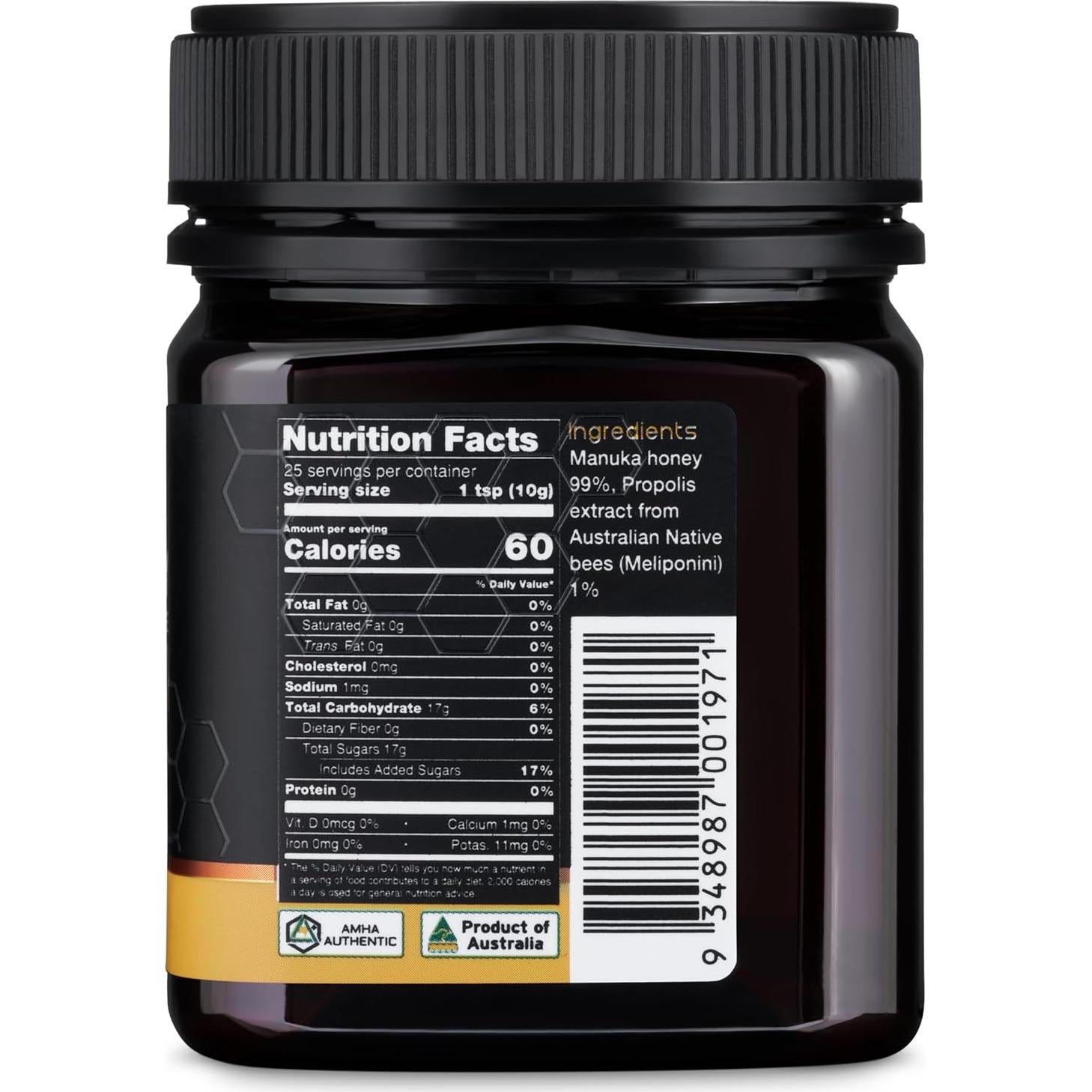 Miel Cruda Manuka Nature's Gold MGO 514+ con Propolis 250g