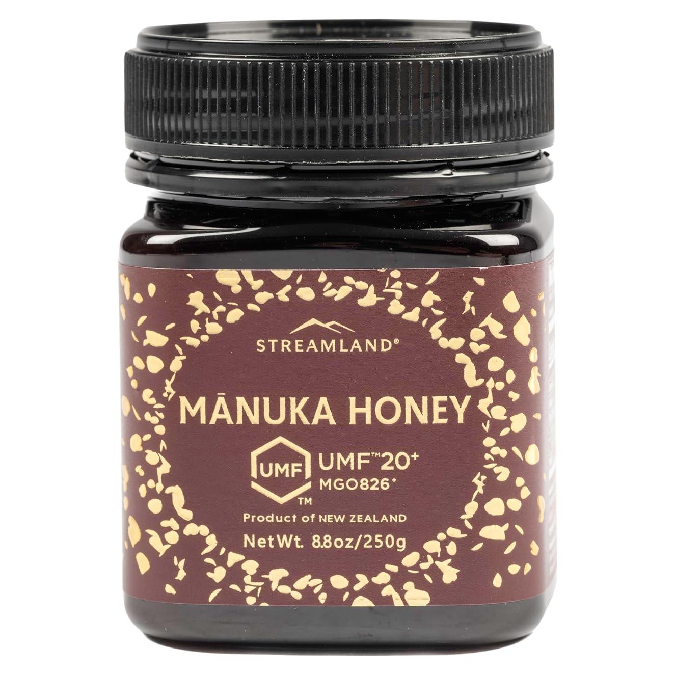 Miel de Manuka Pura Streamland 248g UMF 20+ MGO 826+ Natural