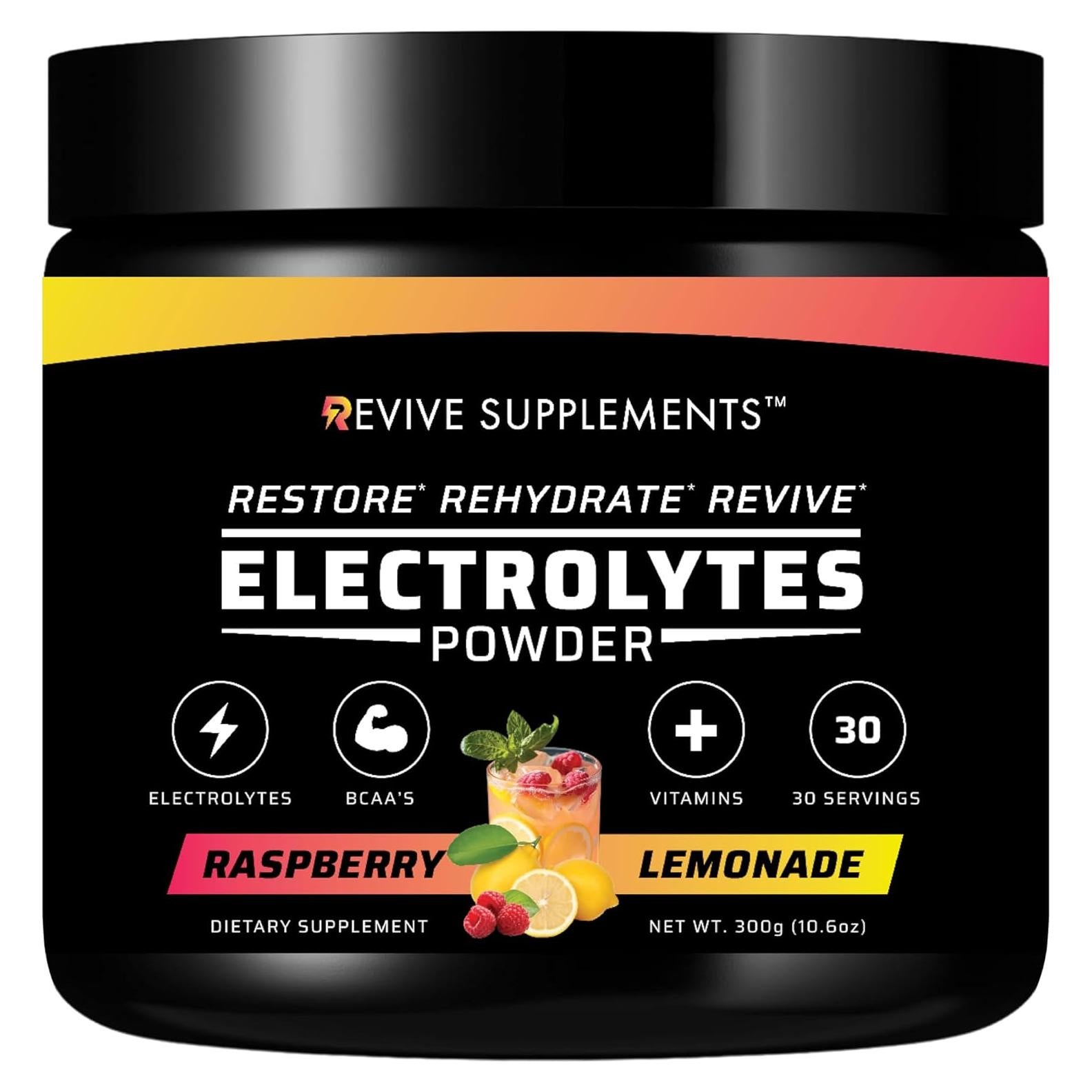 Polvo de Electrolitos Avanzado Revive 30 Porciones Sin Azúcar