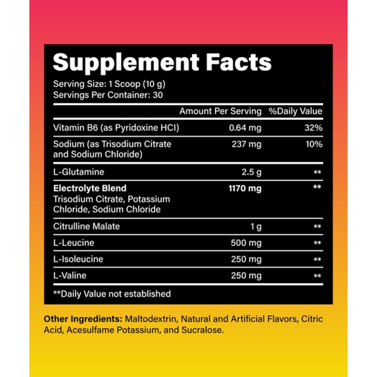 Polvo de Electrolitos Avanzado Revive 30 Porciones Sin Azúcar