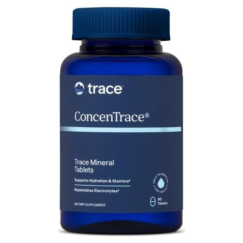 Tabletas de Minerales Traza ConcenTrace Trace Minerals - 90 Unidades